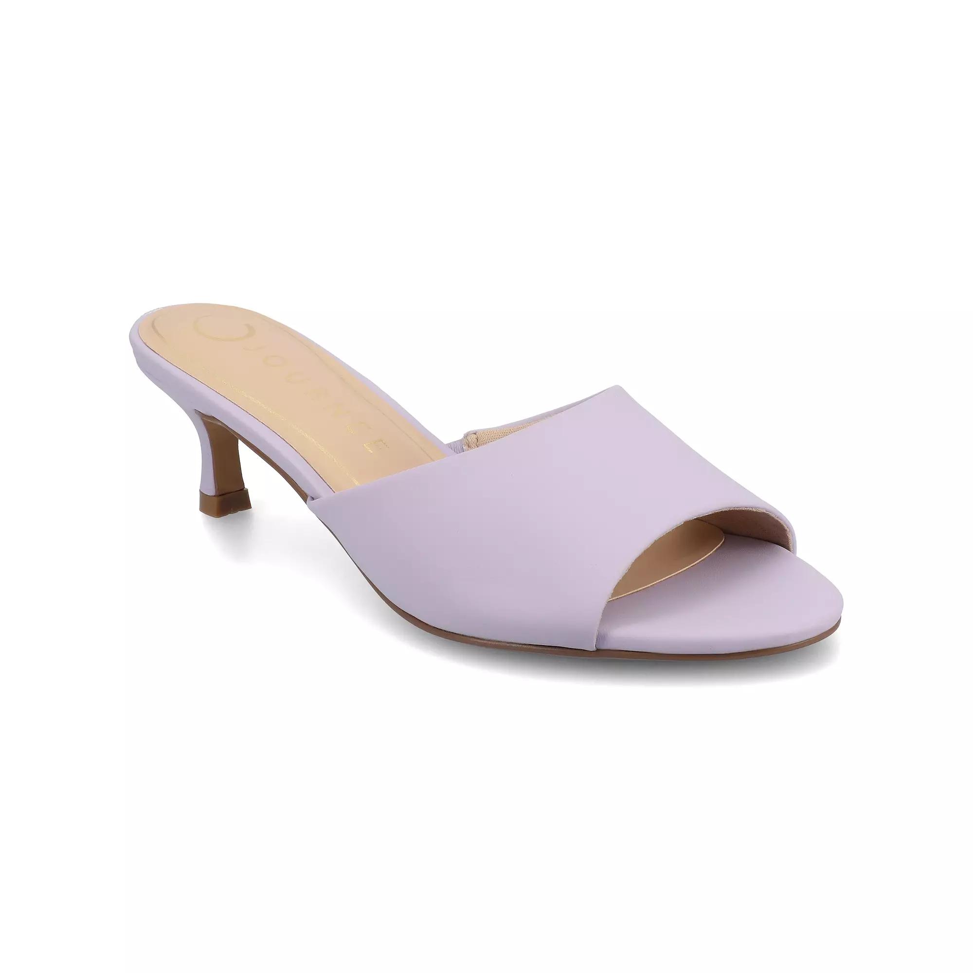 Journee Jeylah Single Band Kitten Heel Women's Dress Sandals,  Product Image