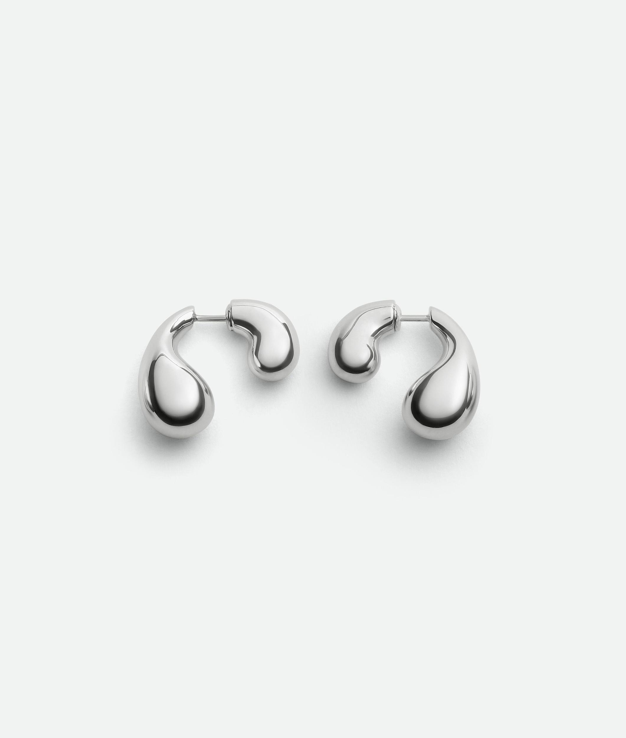 Women's Mini Drop Earrings in Silver Product Image