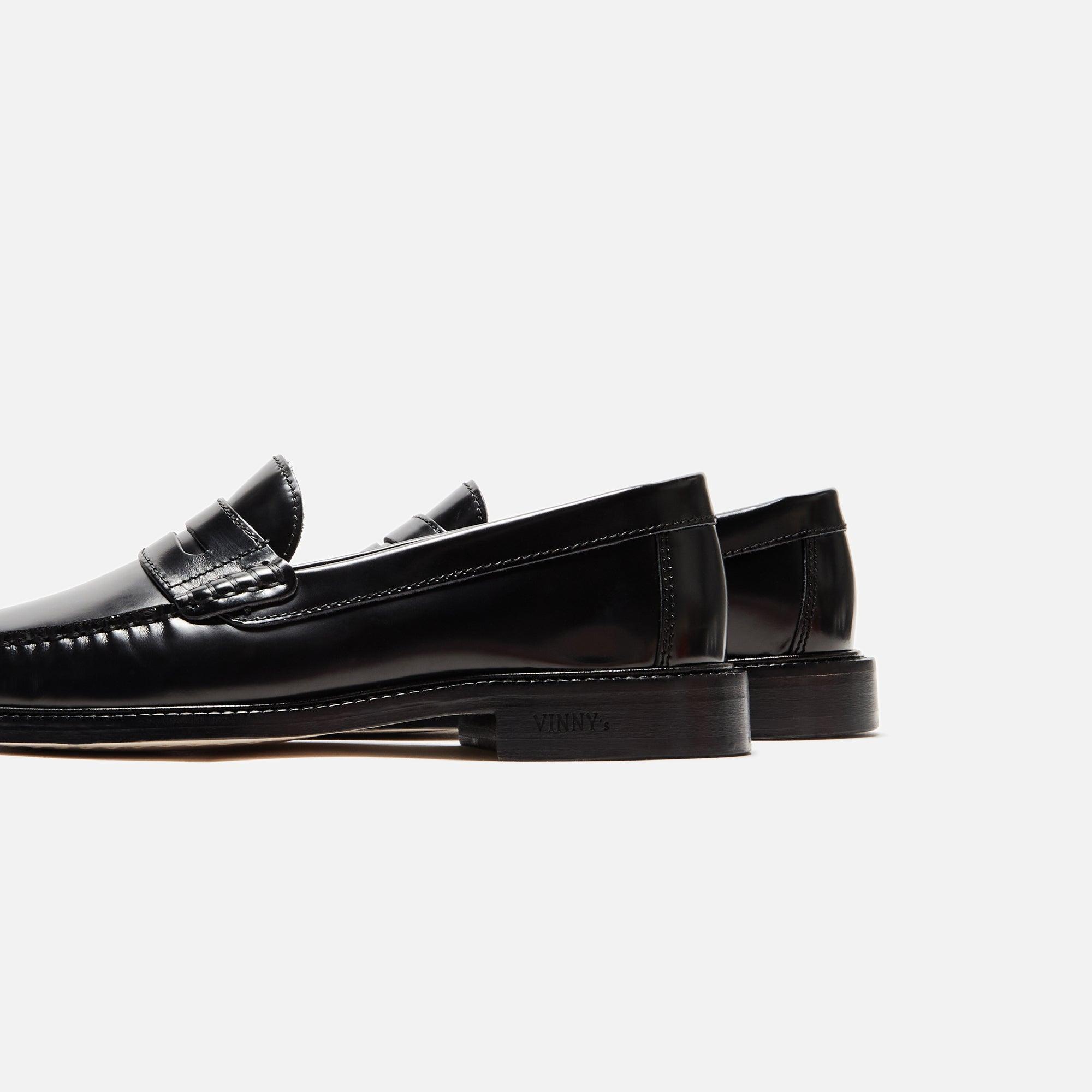 VINNY's Yardee Mocassin Loafer - Polido Leather Black Male Product Image