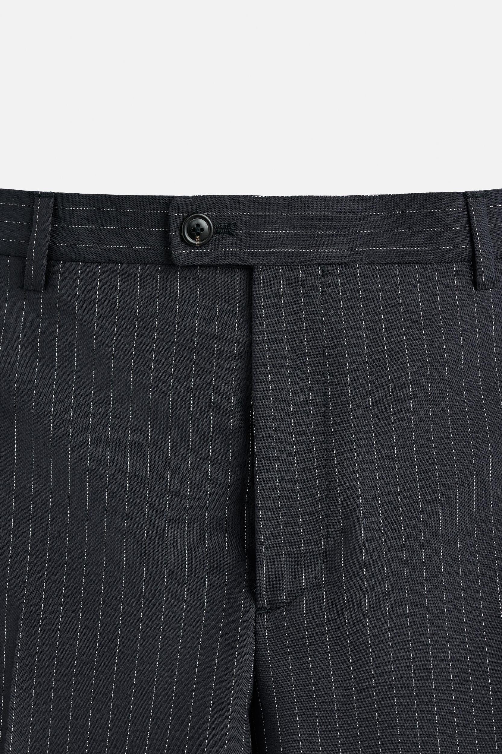 PINSTRIPE SUIT PANTS Product Image