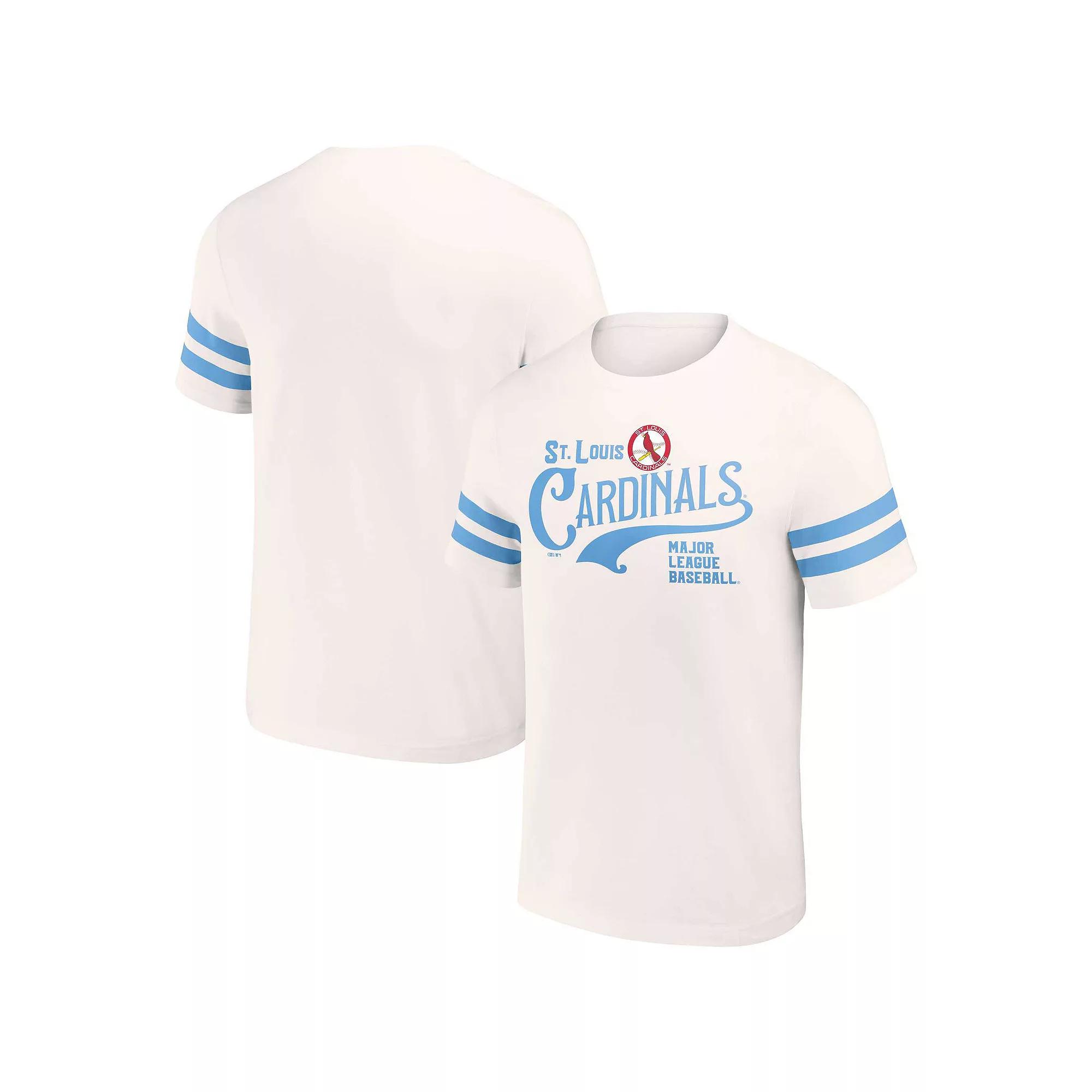 Men's Darius Rucker Collection by Fanatics Cream St. Louis Cardinals Yarn Dye Vintage T-Shirt, Size: Small, Beige Product Image