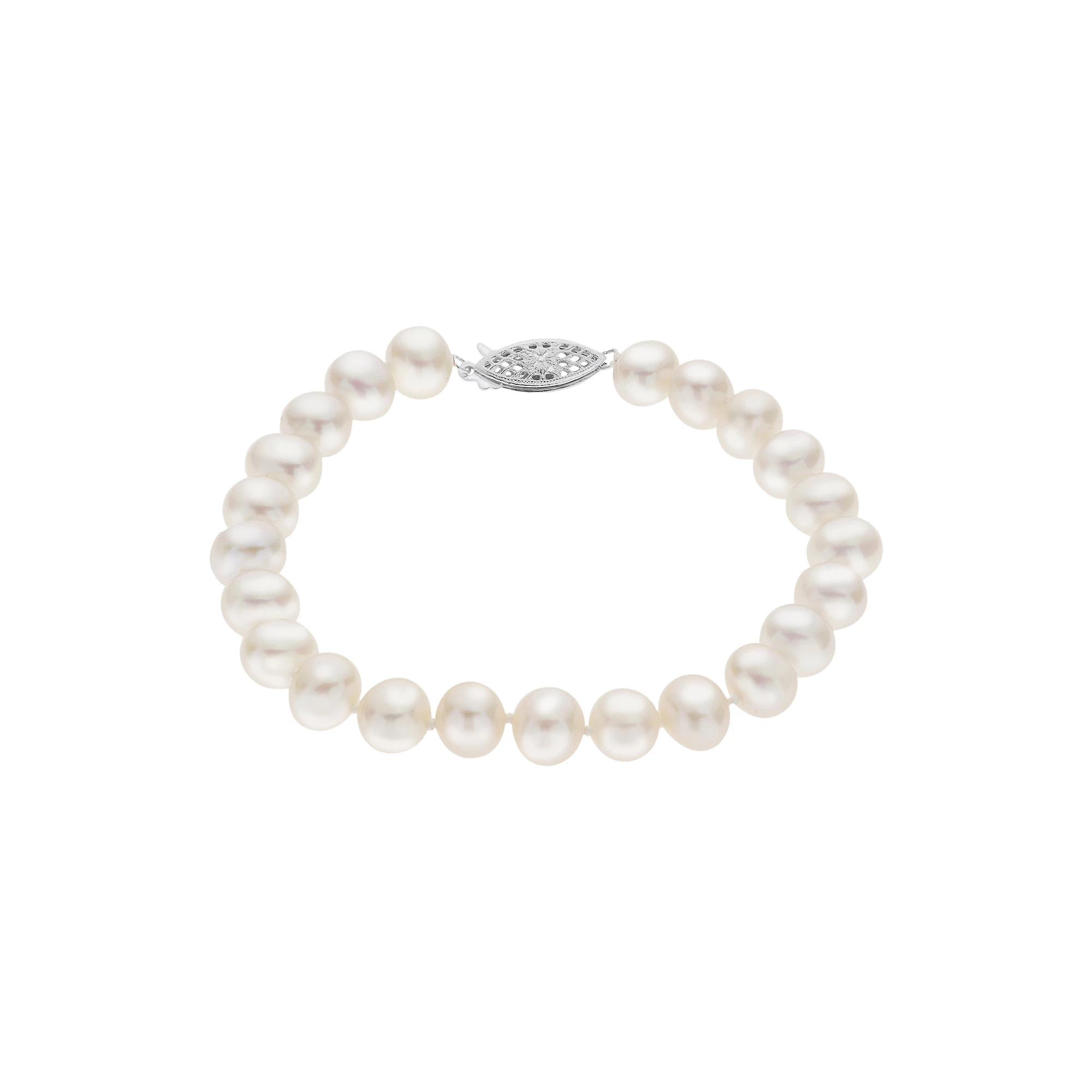PearLustre by Imperial 7-7.5 mm Freshwater Cultured Pearl Bracelet - 8 in., Women's,  Product Image