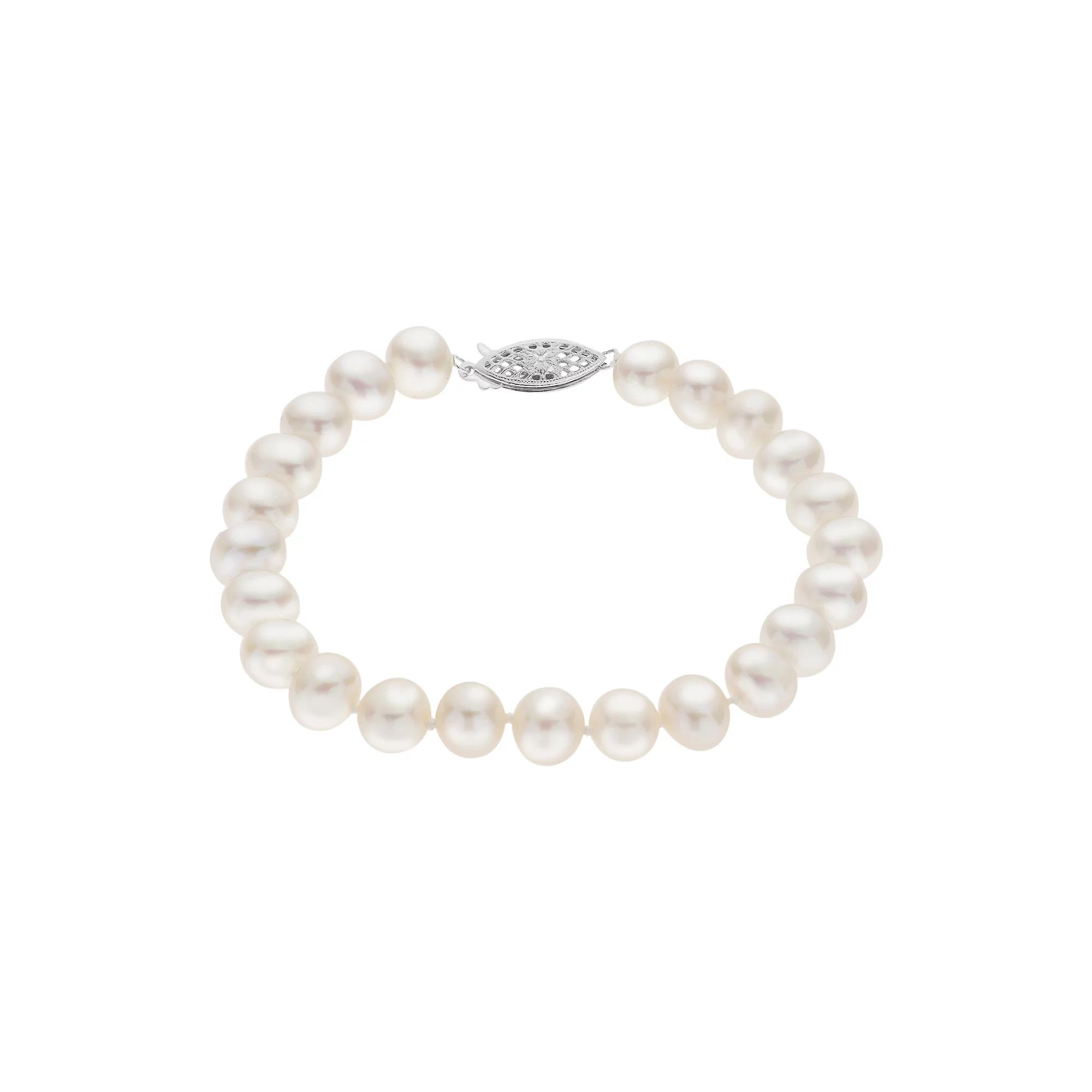 PearLustre by Imperial 7-7.5 mm Freshwater Cultured Pearl Bracelet - 8 in., Women's,  Product Image