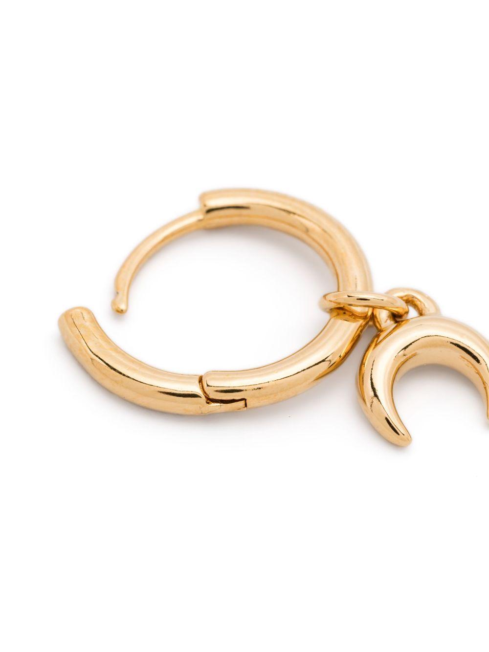 Crescent-Moon hoop earrings Product Image