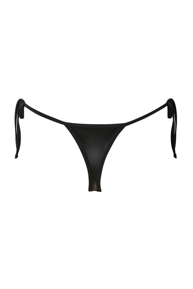 ALOHI BIKINI BOTTOM - BLACK Product Image