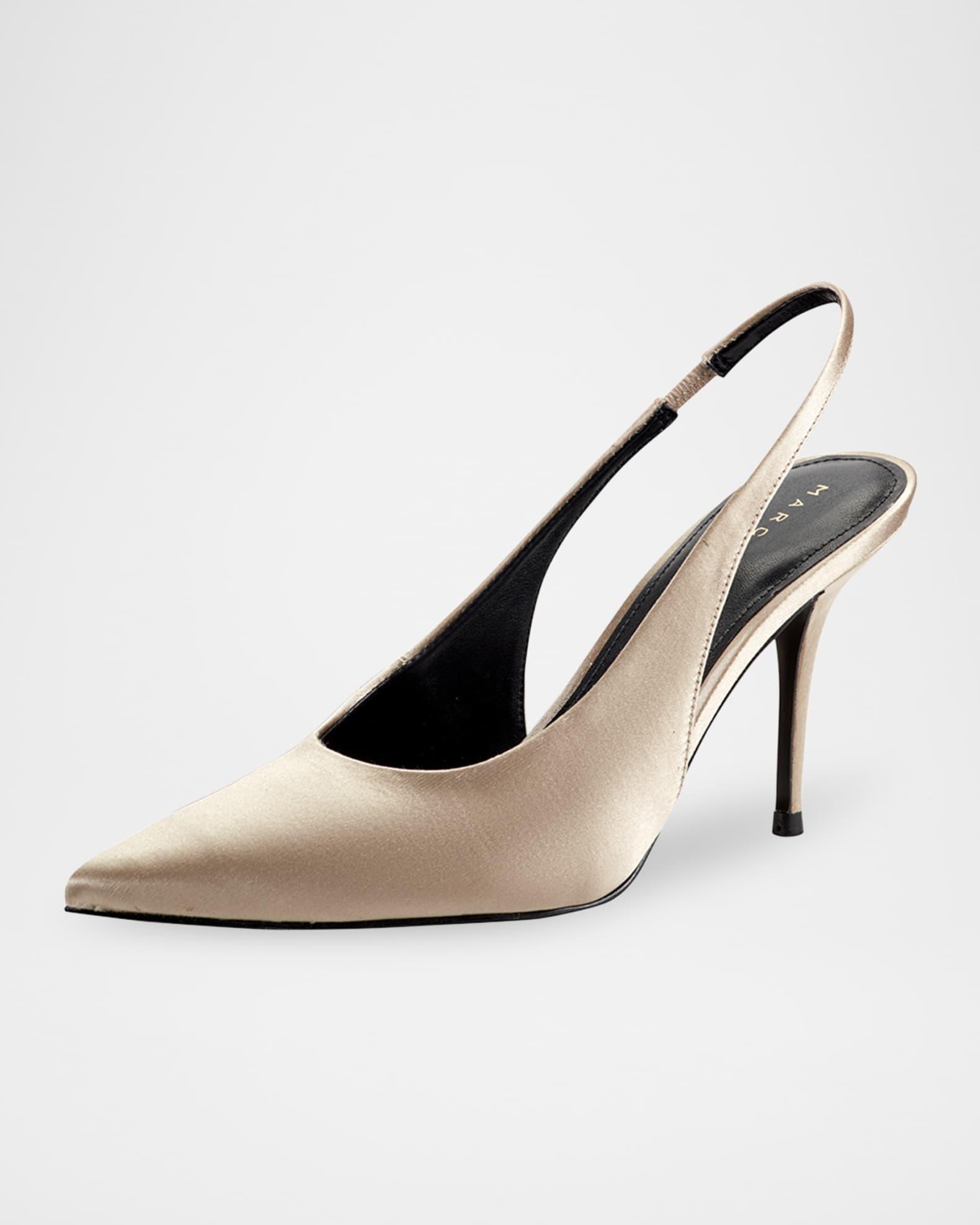 Leynne Satin Slingback Pumps Product Image