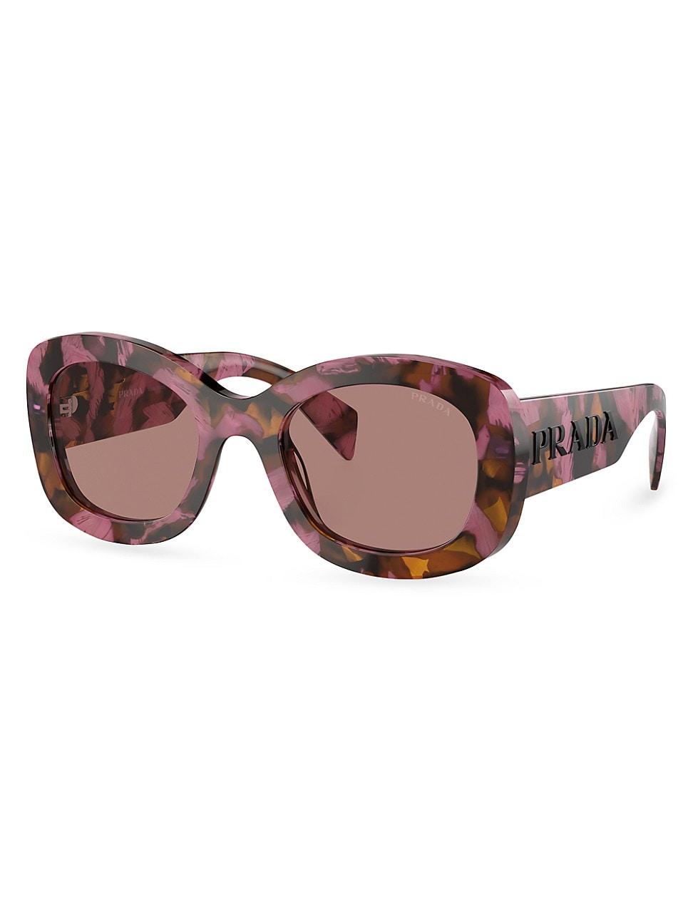 Womens 55MM Oval Sunglasses Product Image
