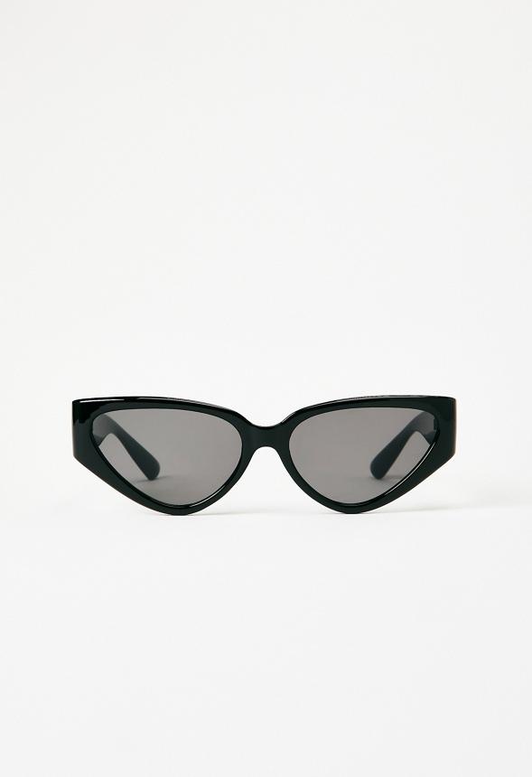 JustFab Margaux Platform Loafer Pump Womens Black/ White Size 8.5 Product Image