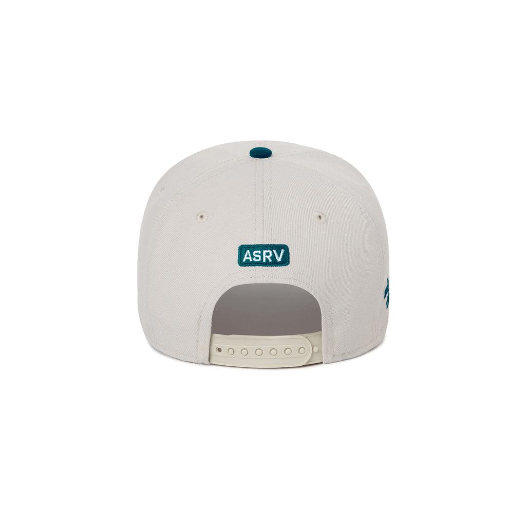 New Era® 9Forty® A-Frame Hat - Stone/Pacific Green Two Tone Product Image