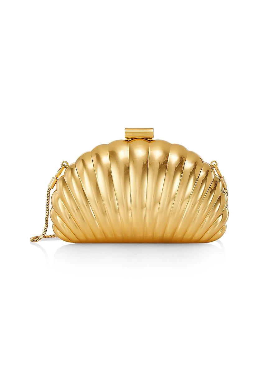 Womens Monet Metallic Shell Clutch Product Image