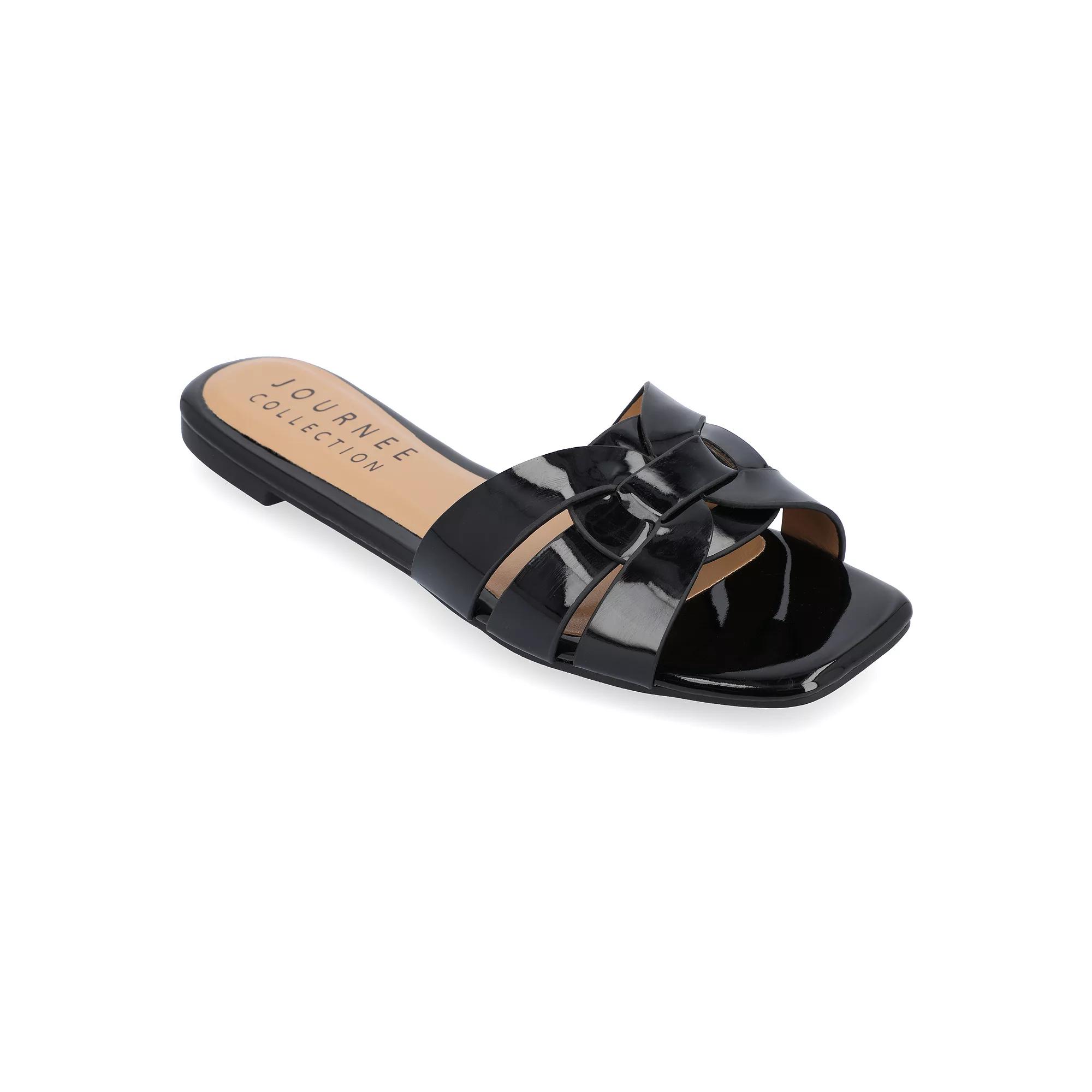 Journee Arrina Women's Square Toe Sandals,  Product Image