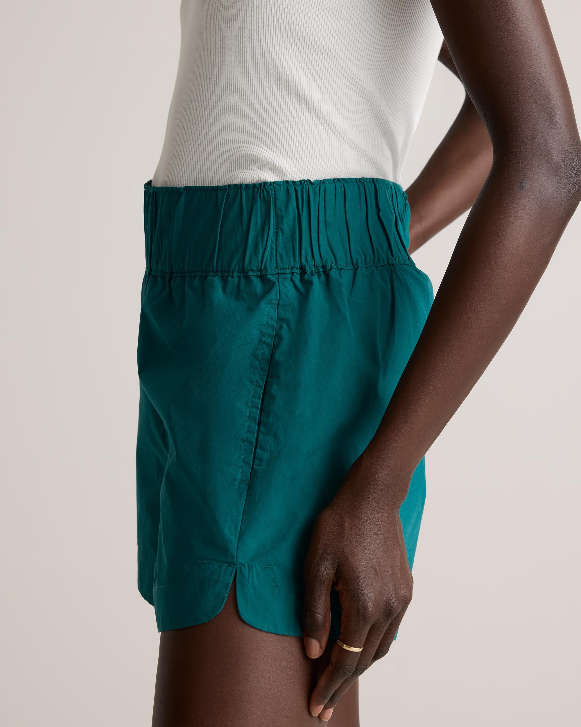 Quince | Women's Poplin Pull-On Shorts Organic Cotton Product Image