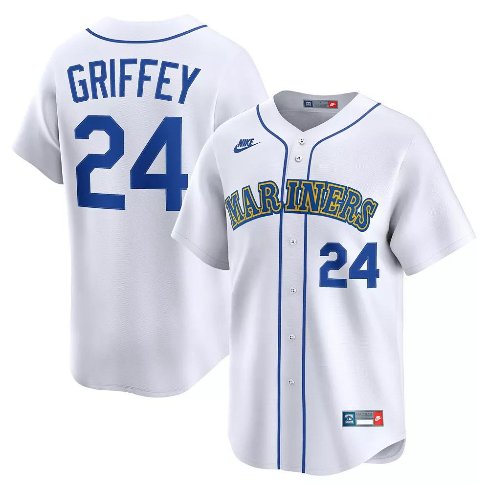 Ken Griffey Jr. Seattle Mariners Cooperstown Nike Men's Dri-FIT ADV MLB Limited Jersey Product Image