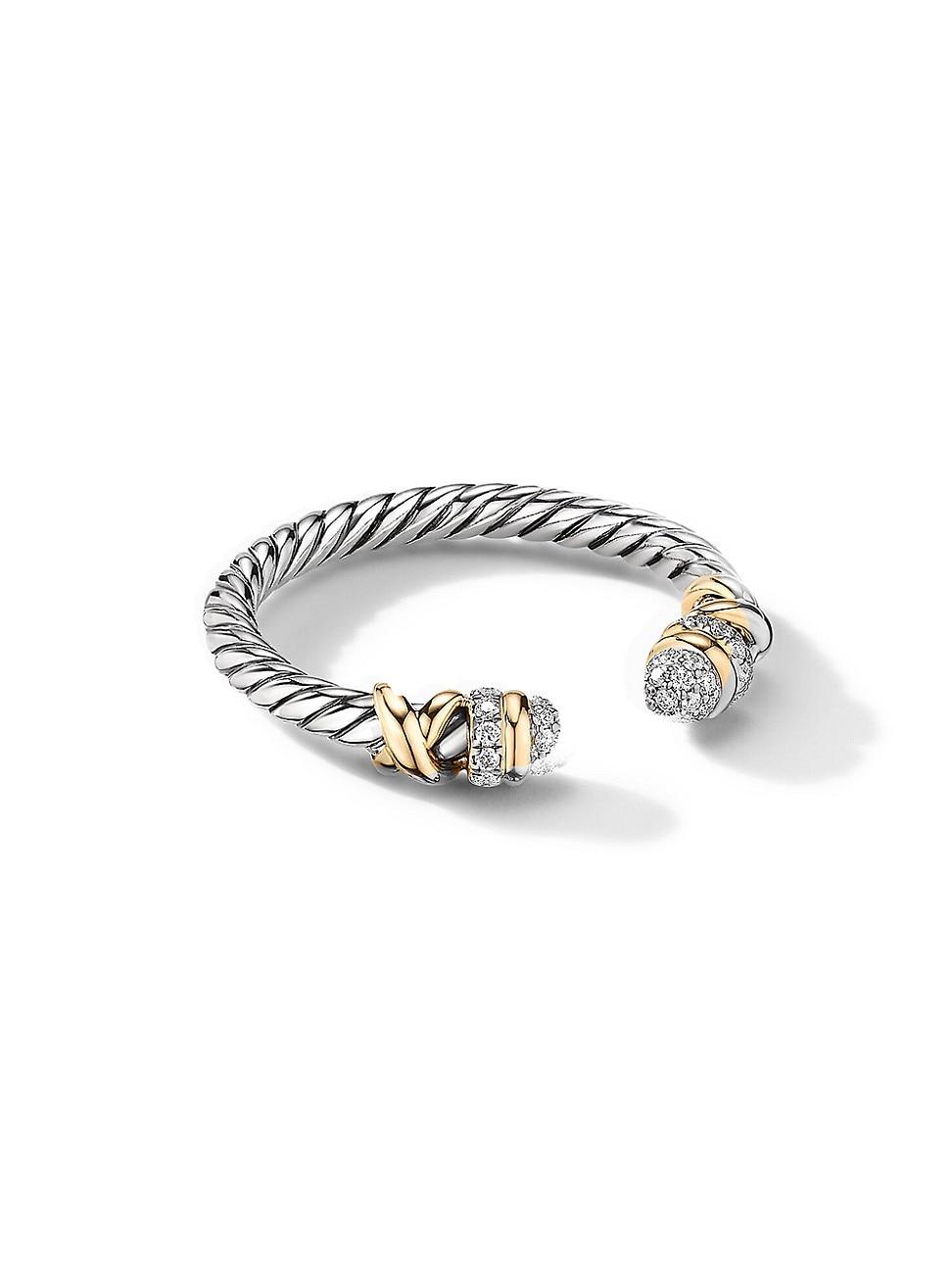 Womens Petite Helena Open Ring in Sterling - Product Image