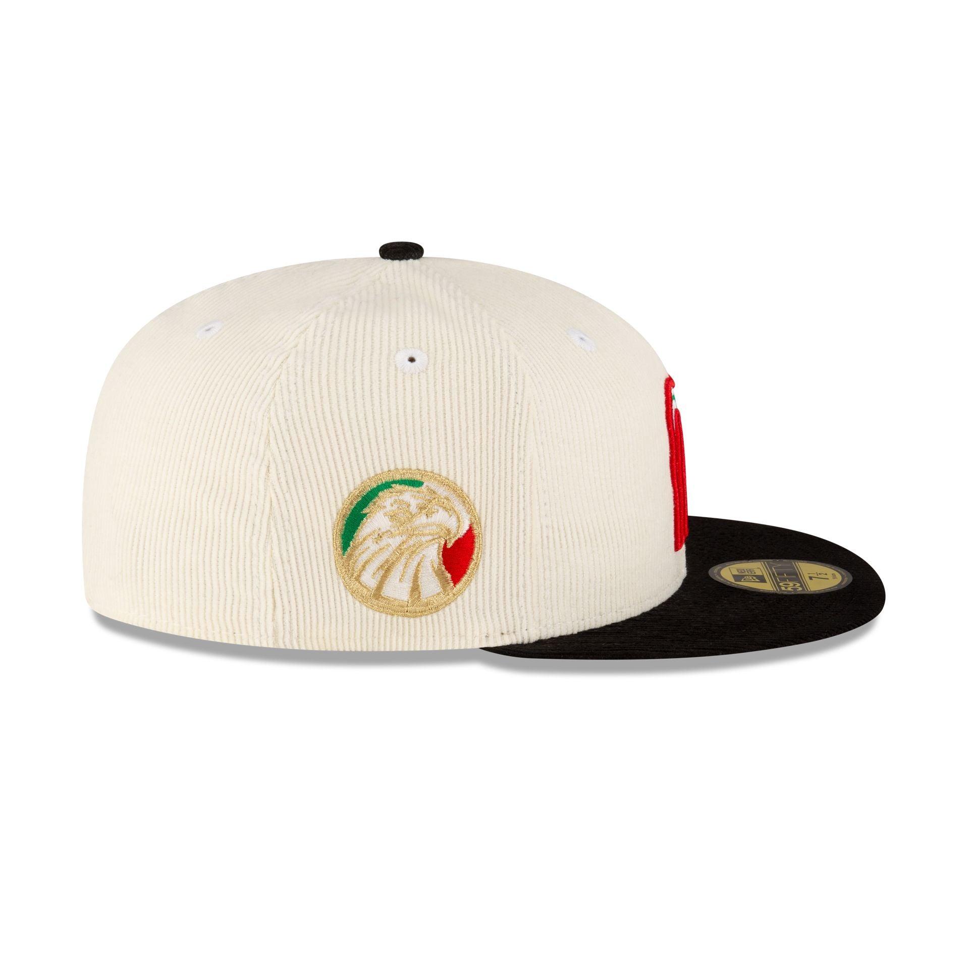 Mexico Baseball Chrome Black Corduroy 59FIFTY Fitted Hat Male Product Image