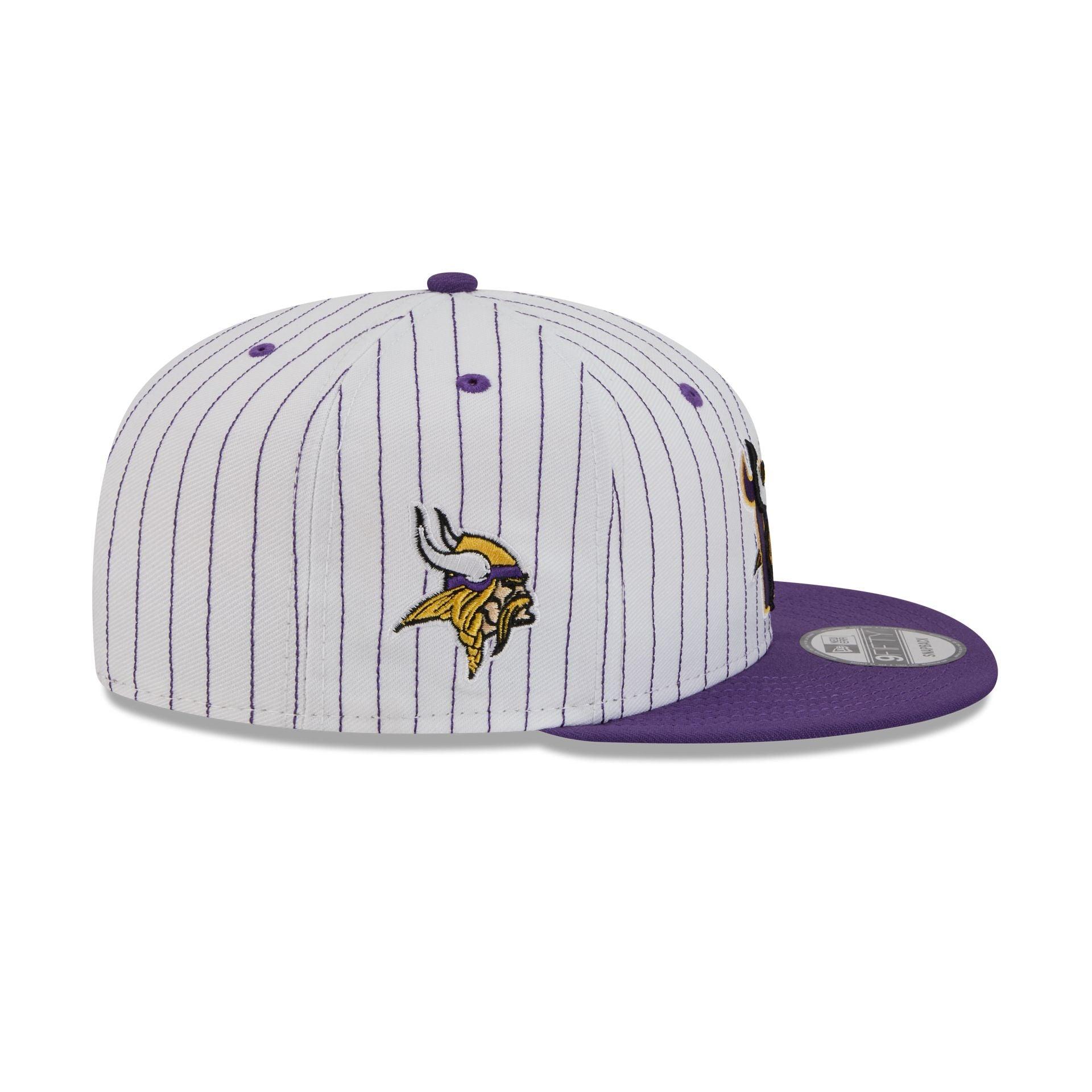 Minnesota Vikings Deceptor Pinstripe 9FIFTY Snapback Hat Male Product Image