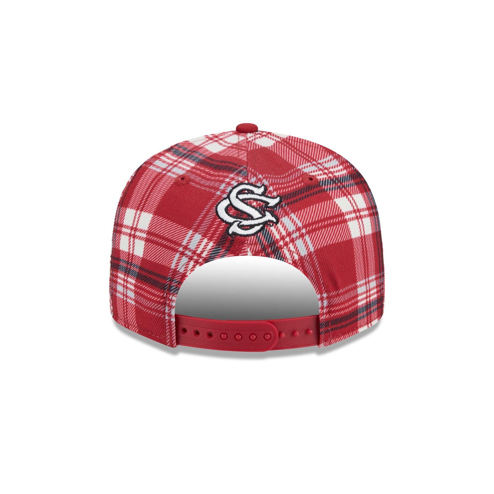 South Carolina Gamecocks Plaid 9FIFTY Snapback Hat Male Product Image