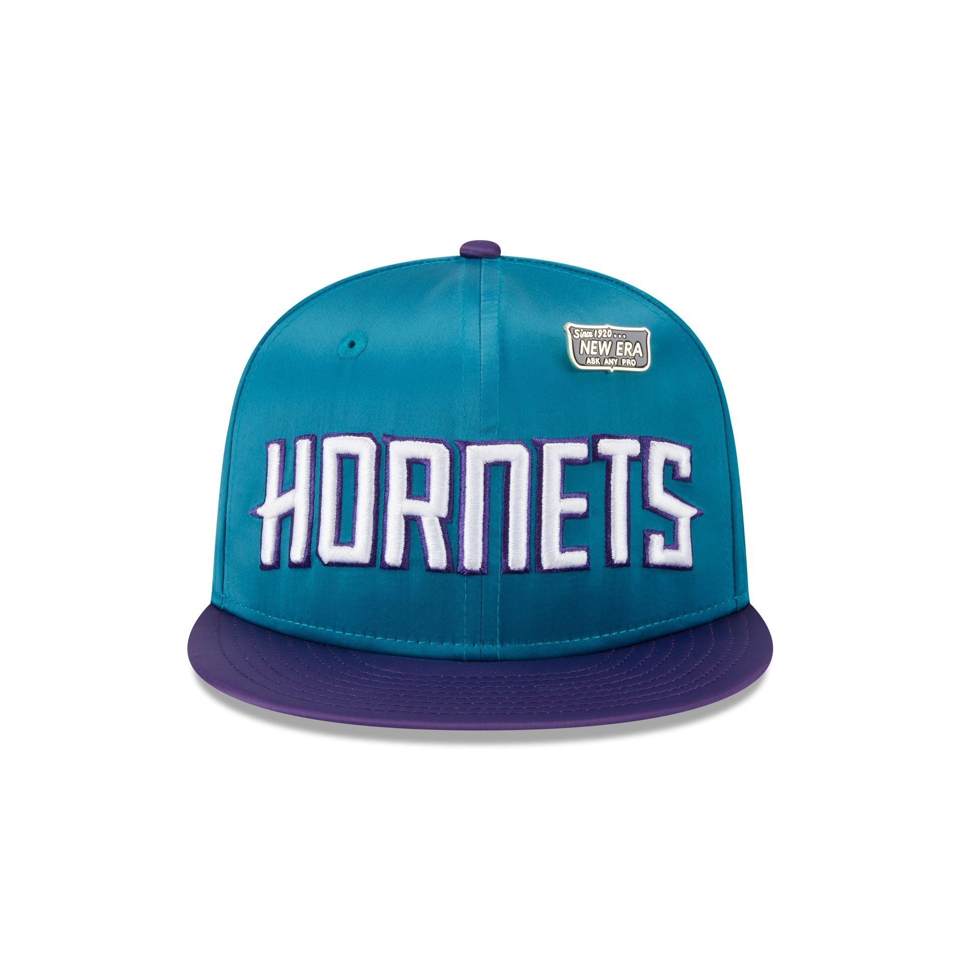 Charlotte Hornets Satin Pin 9FIFTY Snapback Hat Male Product Image