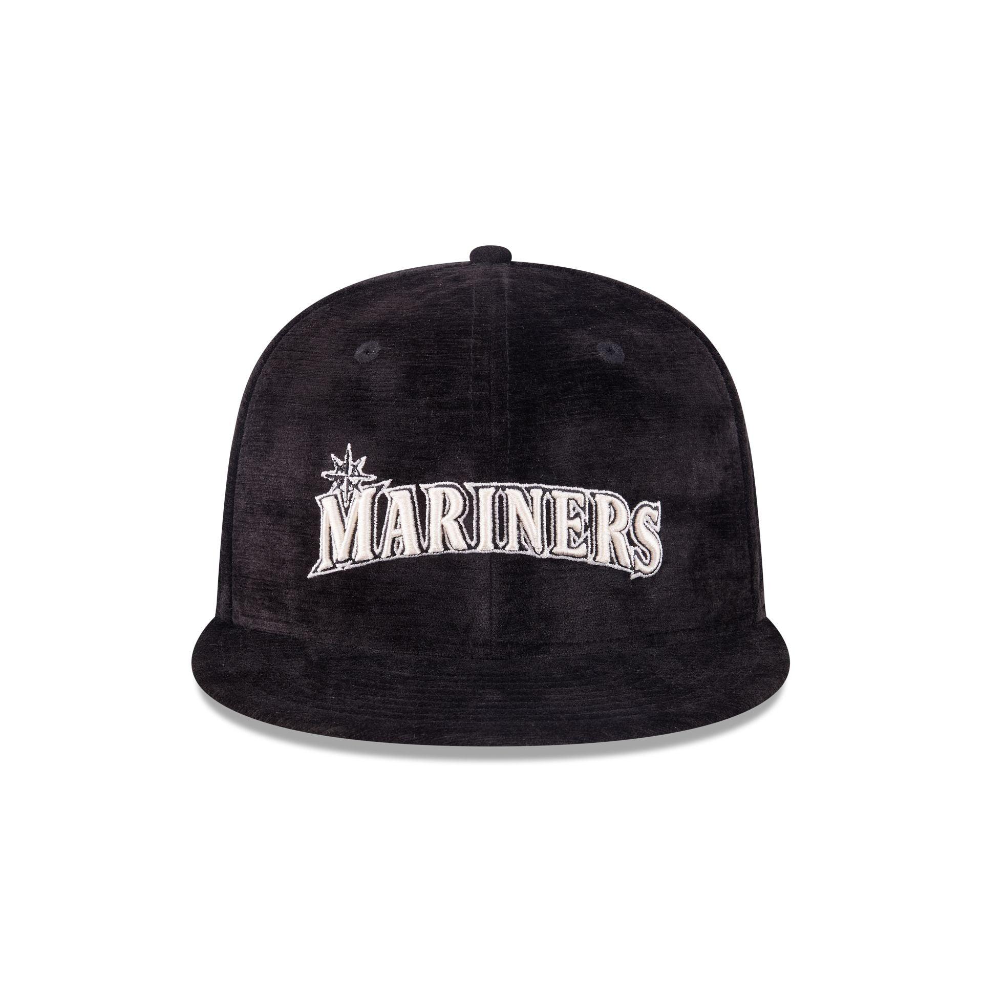 Seattle Mariners Black Velvet 59FIFTY Fitted Hat Male Product Image