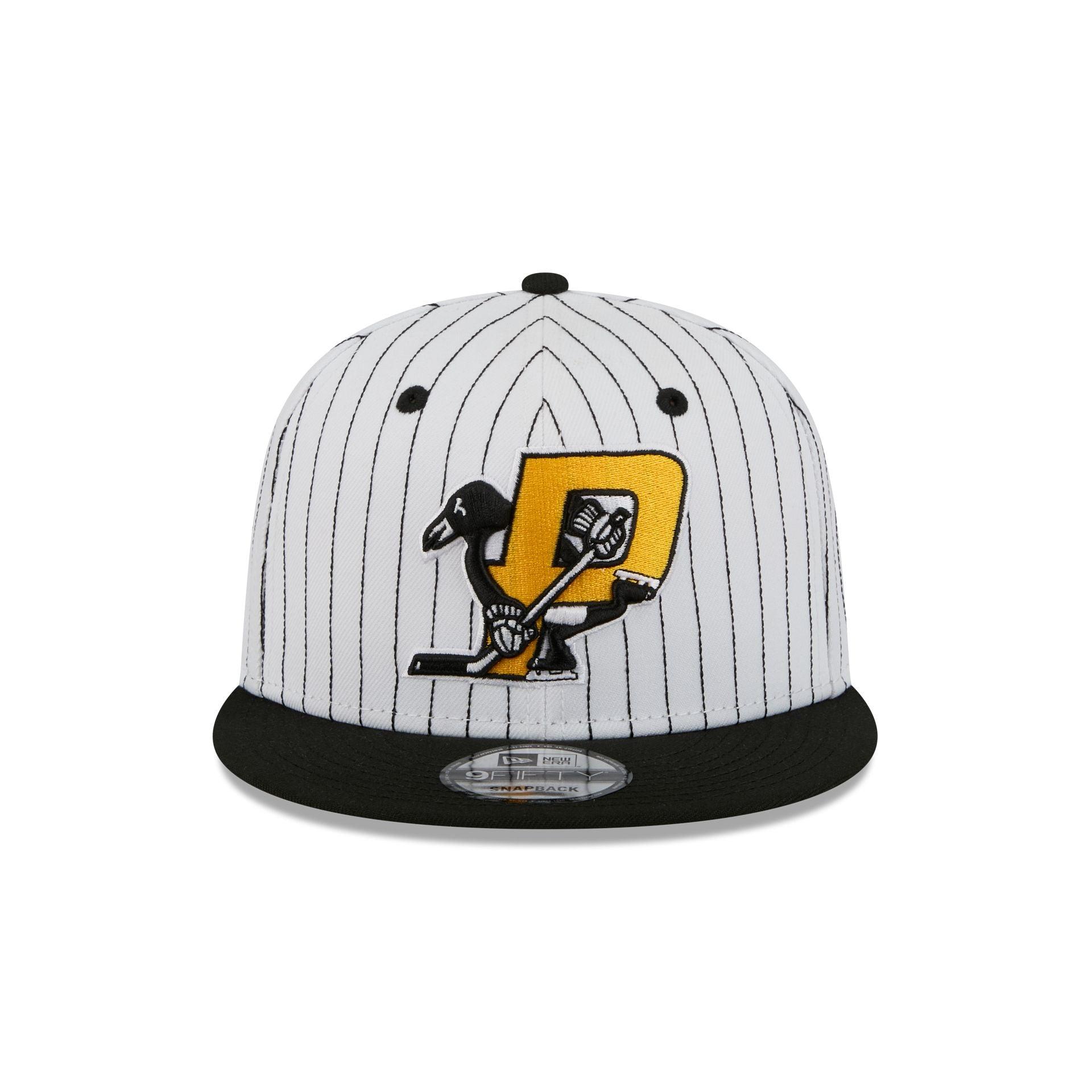 Pittsburgh Penguins Deceptor Pinstripe 9FIFTY Snapback Hat Male Product Image