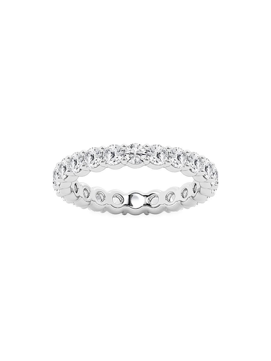 Womens Platinum & Round Lab-Grown Diamond Eternity Band/2.00-5.00 TCW Product Image