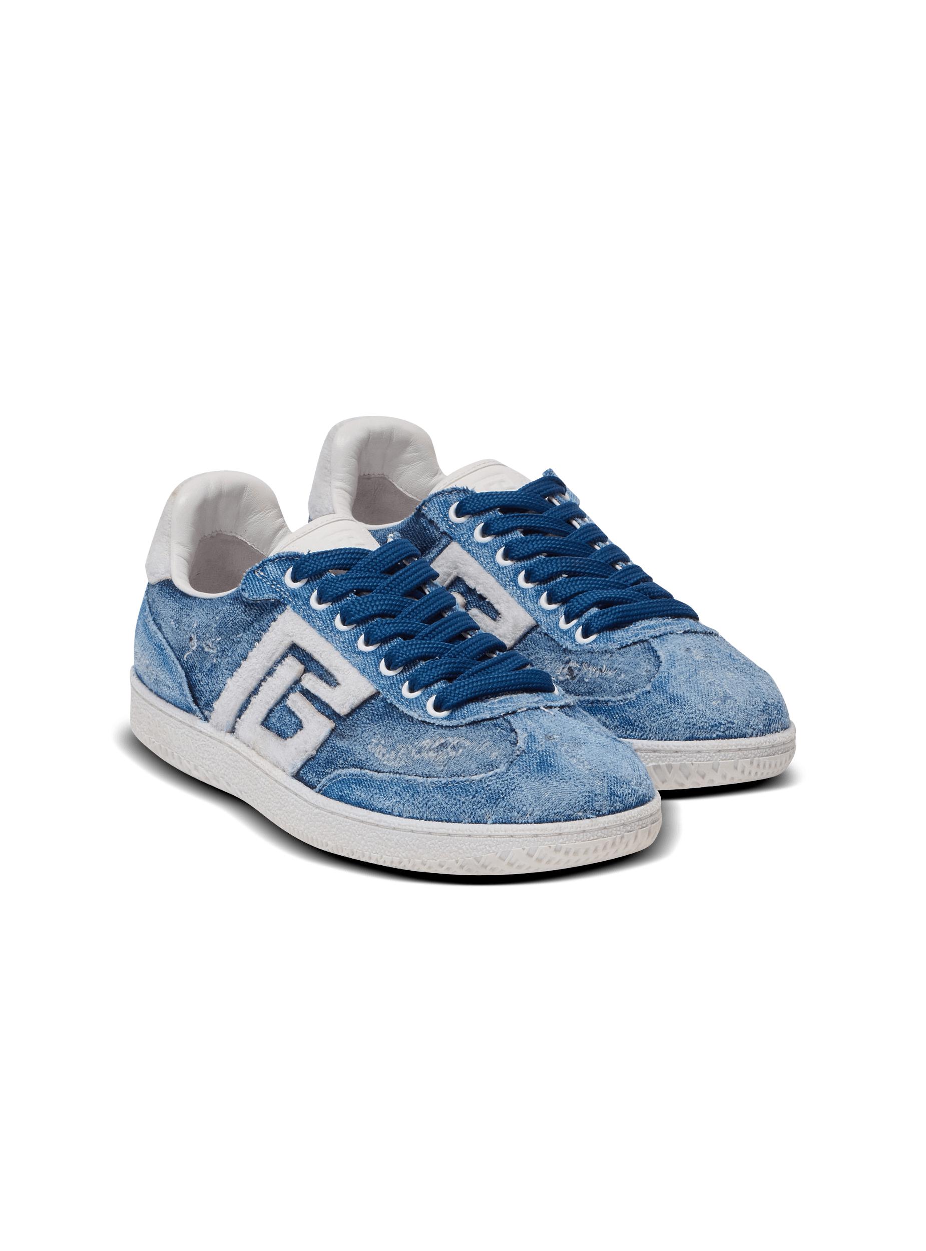 Denim Balmain Swan trainers Product Image
