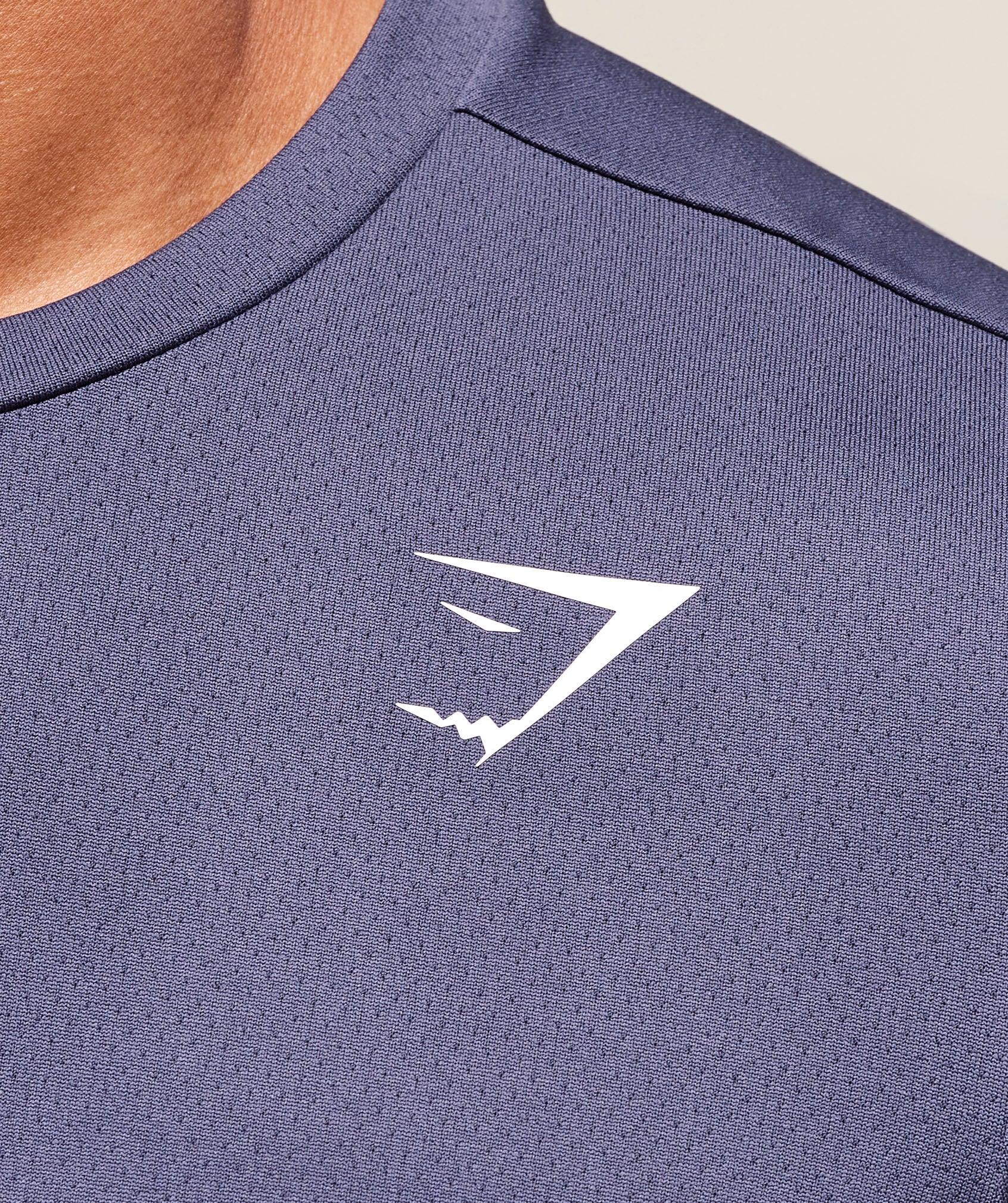 Gymshark Arrival Regular Fit T-Shirt - Weighted Purple Male Product Image