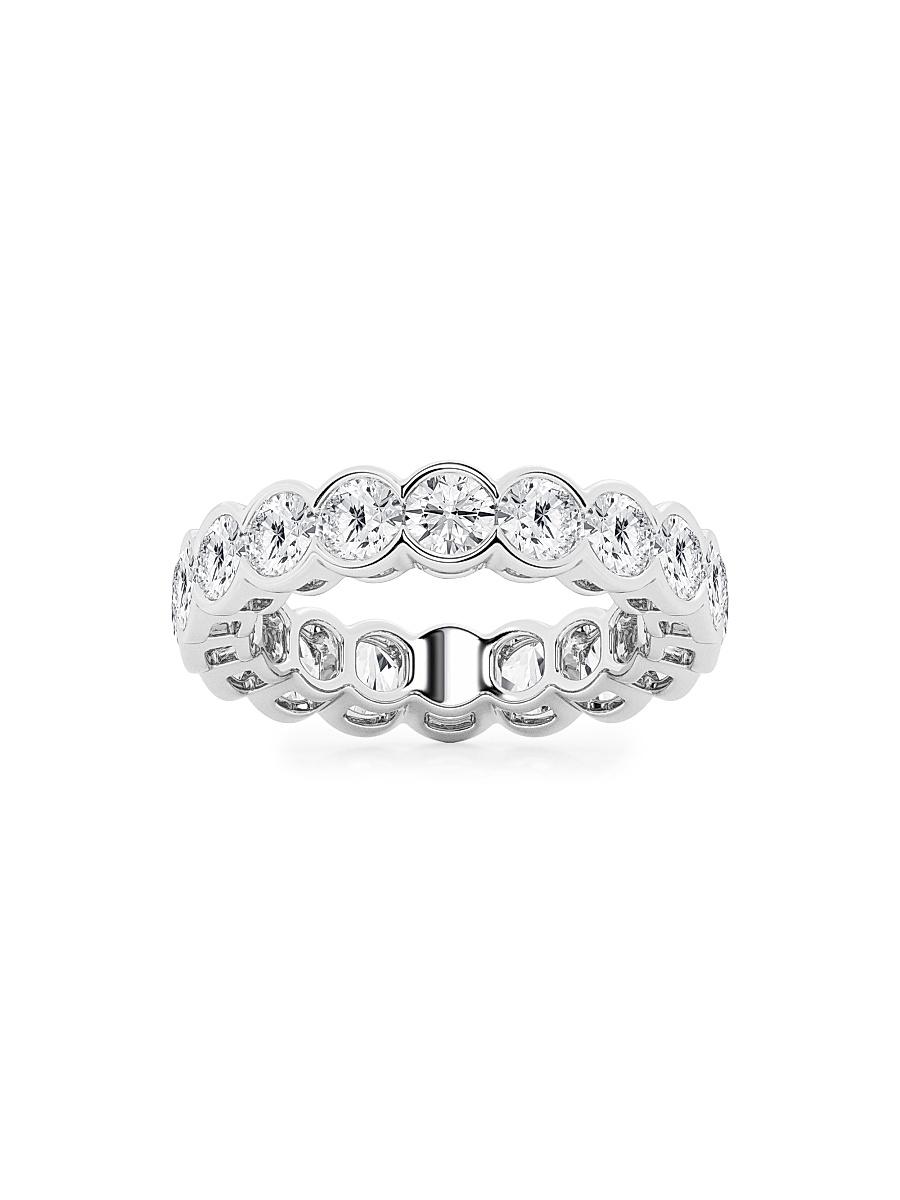 Womens Platinum & Round Lab-Grown Diamond Eternity Band/2.00-5.00 TCW Product Image