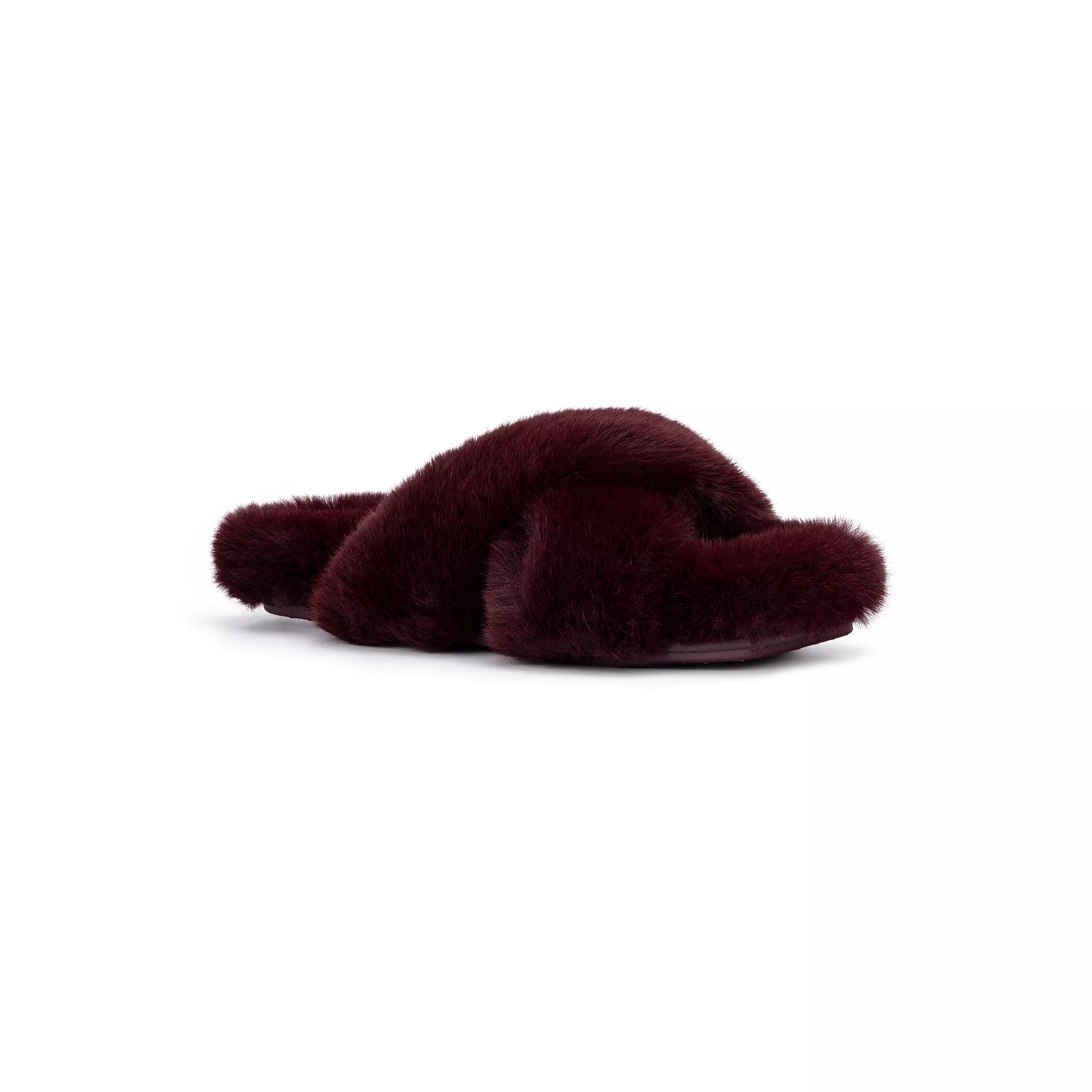 Torgeis Luna Women's Faux-Fur Slide Slippers,  Product Image