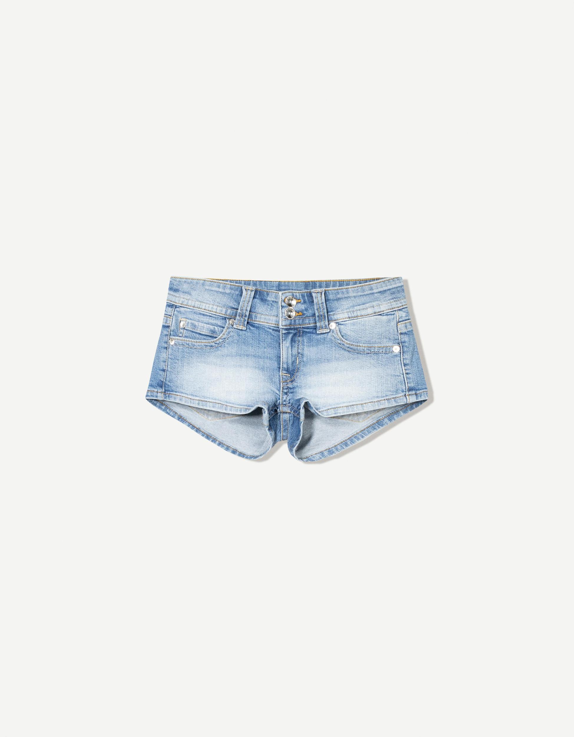 Mini denim shorts Product Image