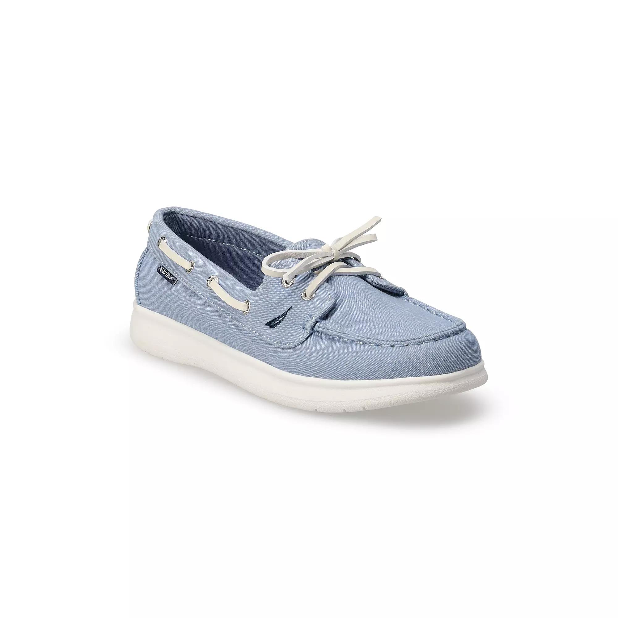 Nautica Womens Boat Shoes Blue Product Image