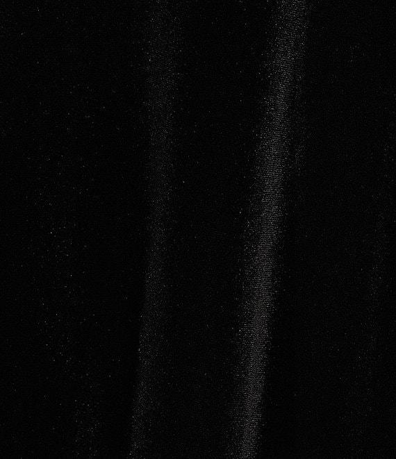 Next Up Velvet Sweetheart Neck Cap Sleeve Twist Back Cut Out Double Tiered Dress Product Image