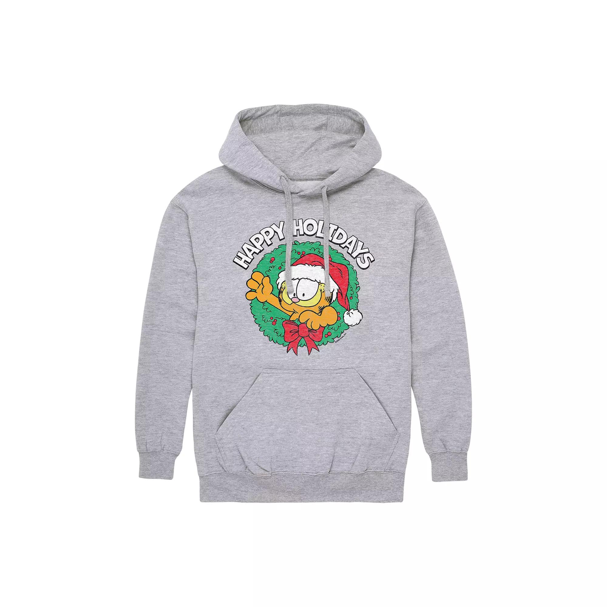 Men's Garfield Happy Holidays Hoodie,  Product Image