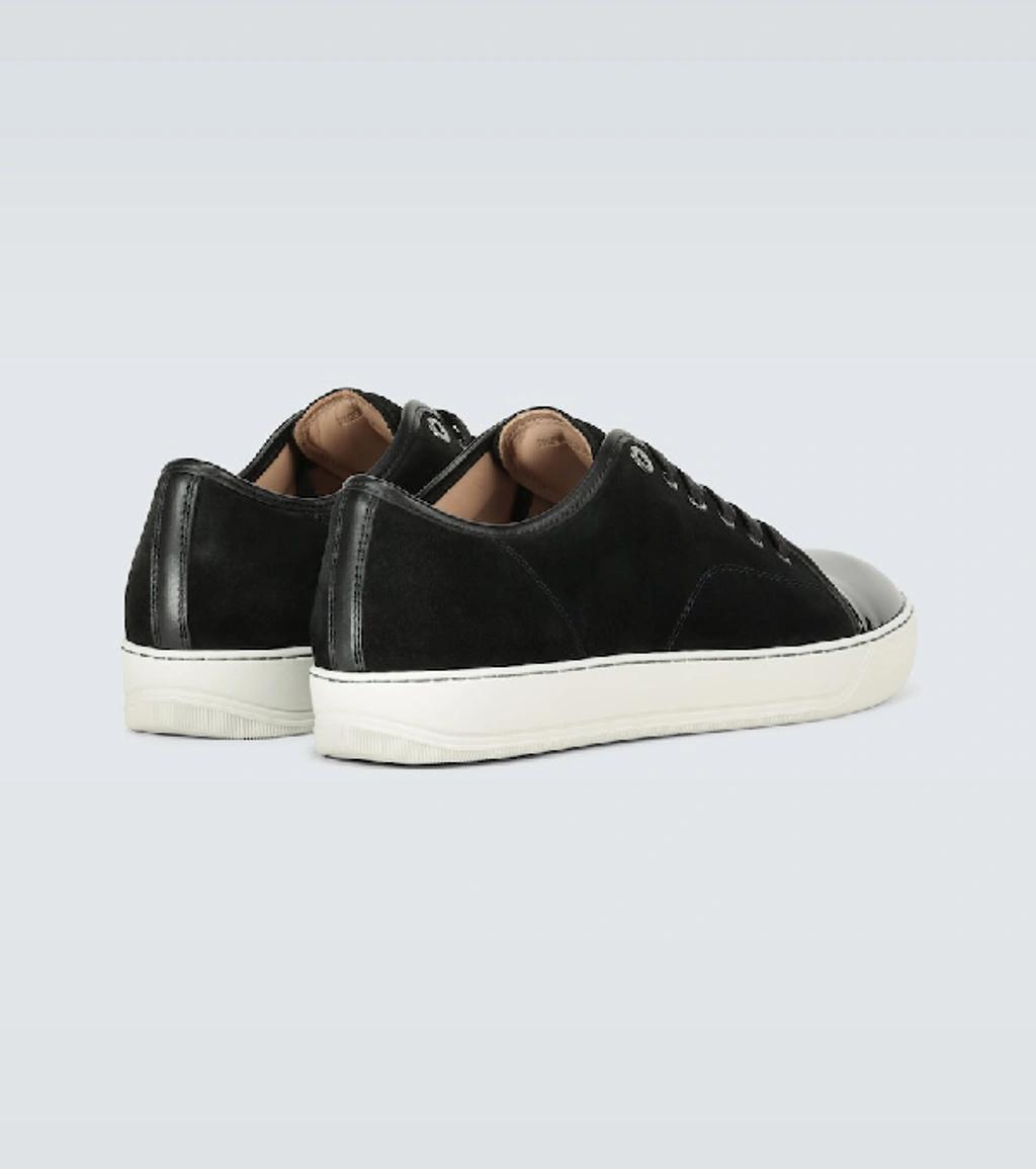 Black DBB1 Suede & Patent Leather Sneakers Product Image