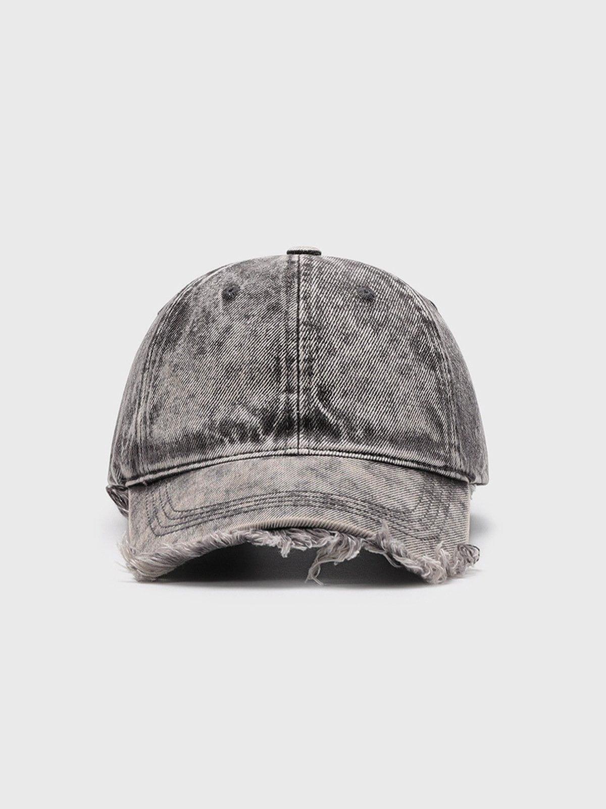 Fringe Denim Cap Product Image