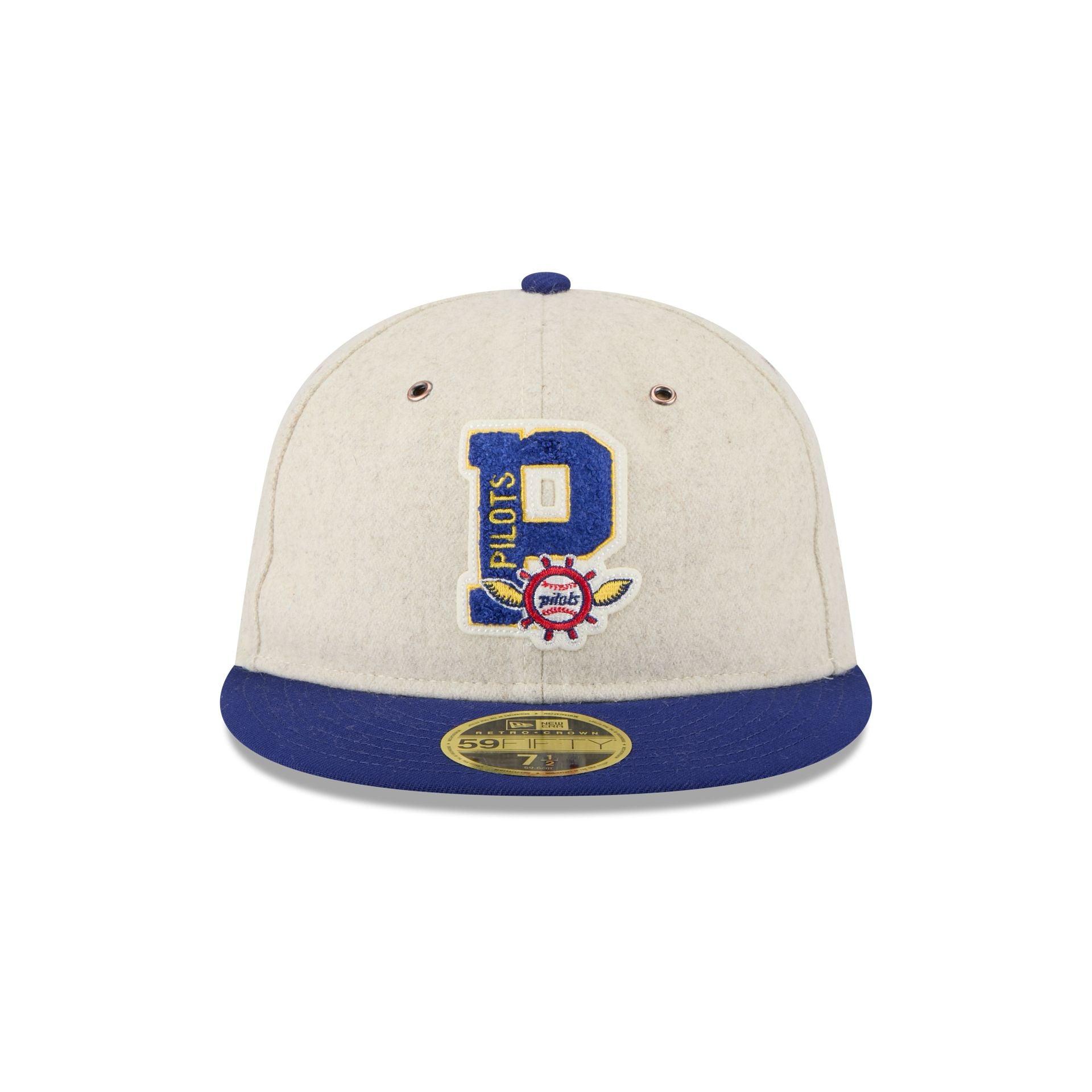 Seattle Pilots Wool Letterman Retro Crown 59FIFTY Fitted Hat Male Product Image