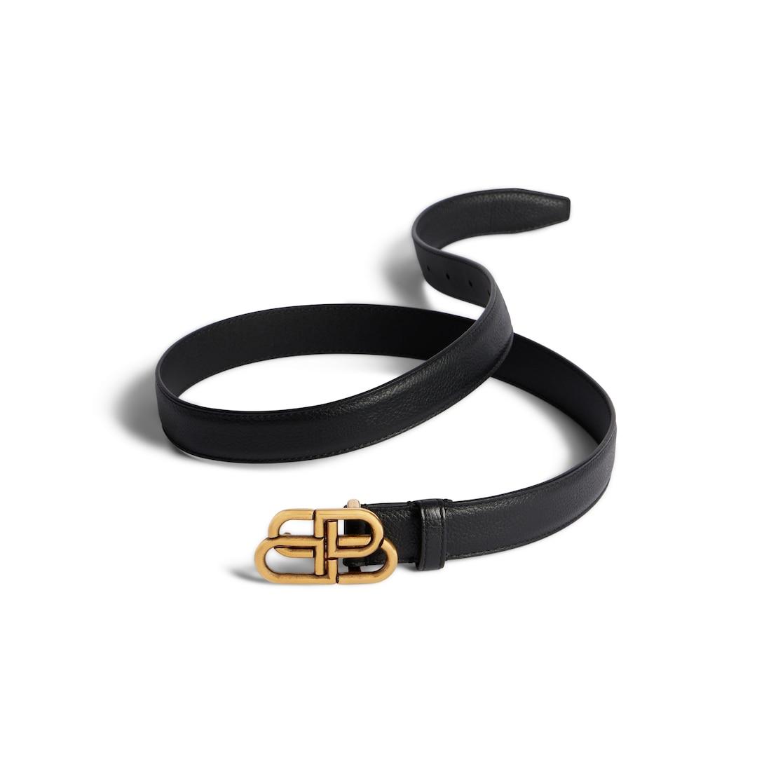 Women's Bb Thin Belt in Black Product Image