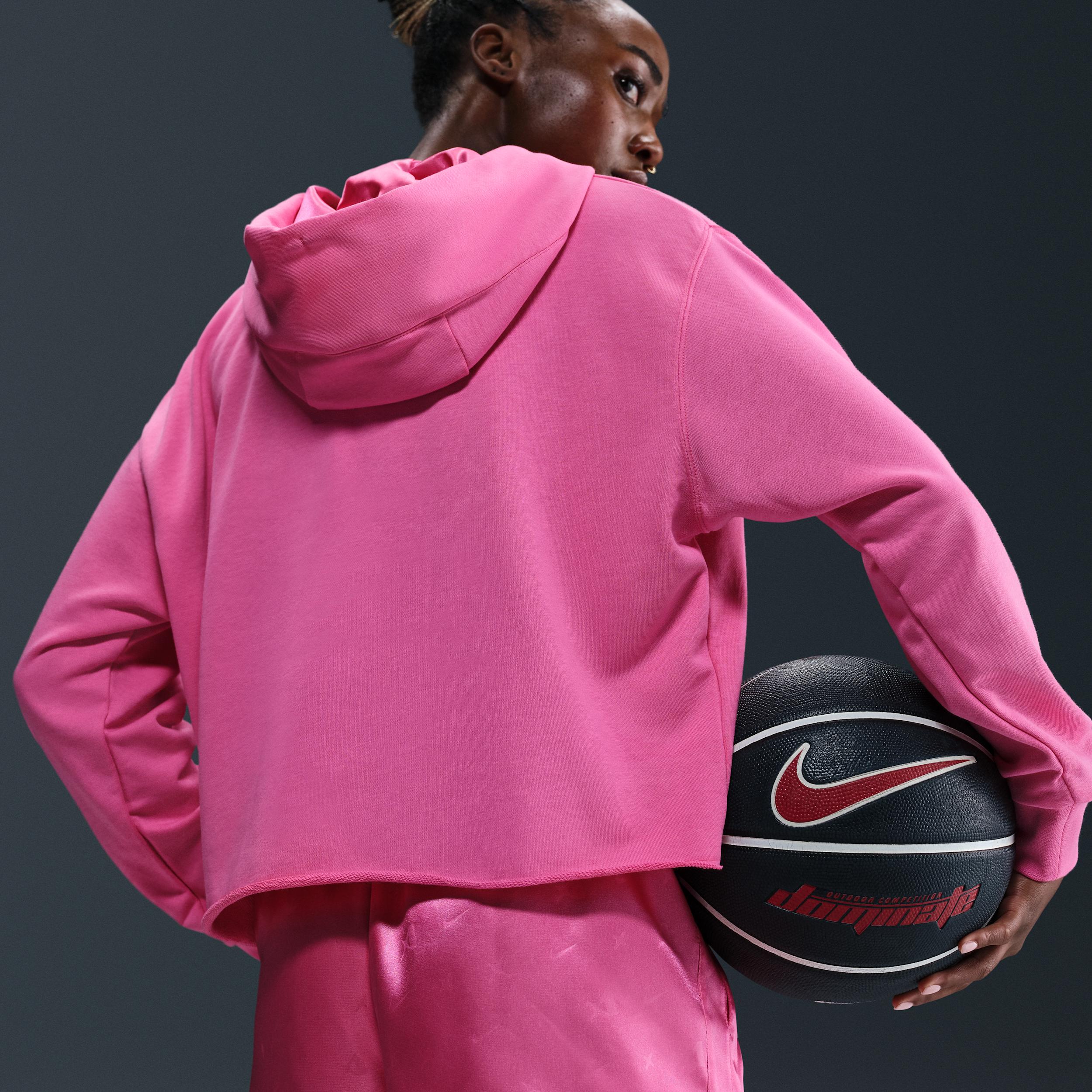 Nike Women's A'ja Wilson Oversized Cropped Basketball Hoodie Product Image