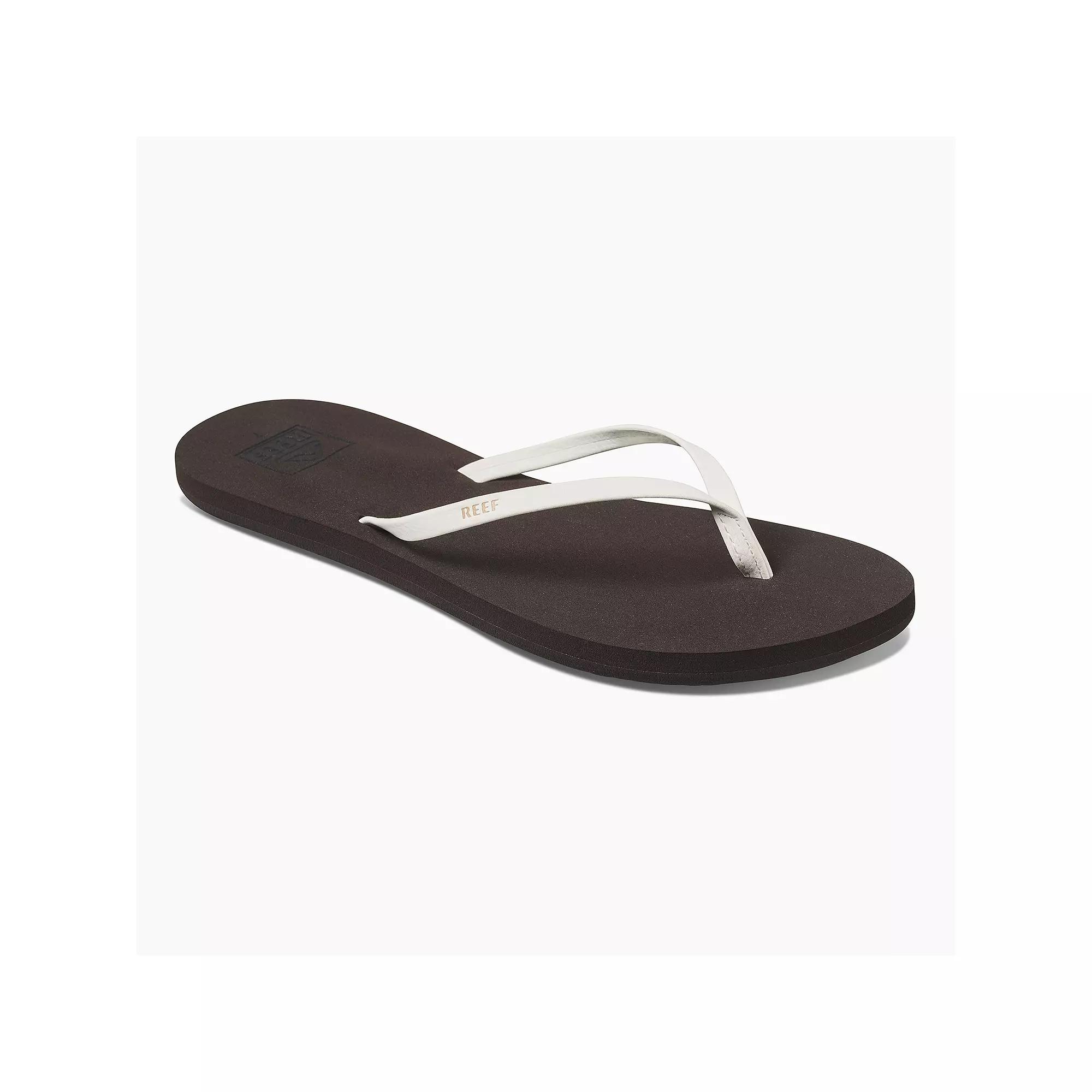 REEF Bliss Nights Women's Flip Flop Sandals, Size: 9, Brown White Product Image