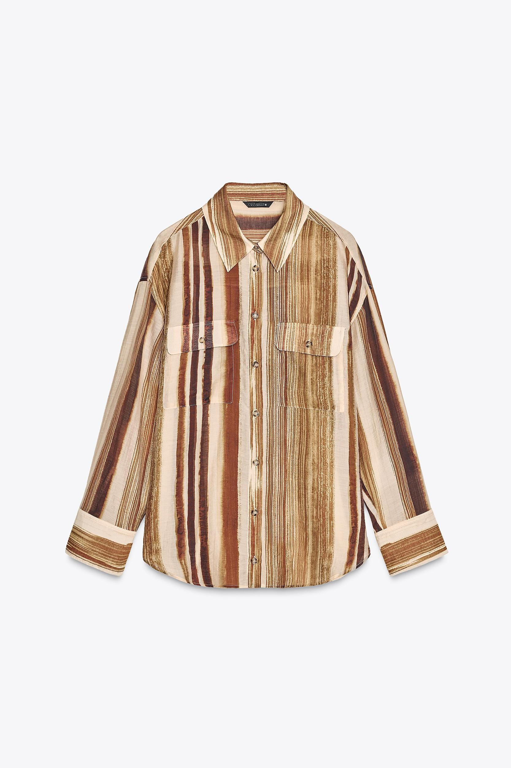 OVERSIZED STRIPED SHIRT Product Image