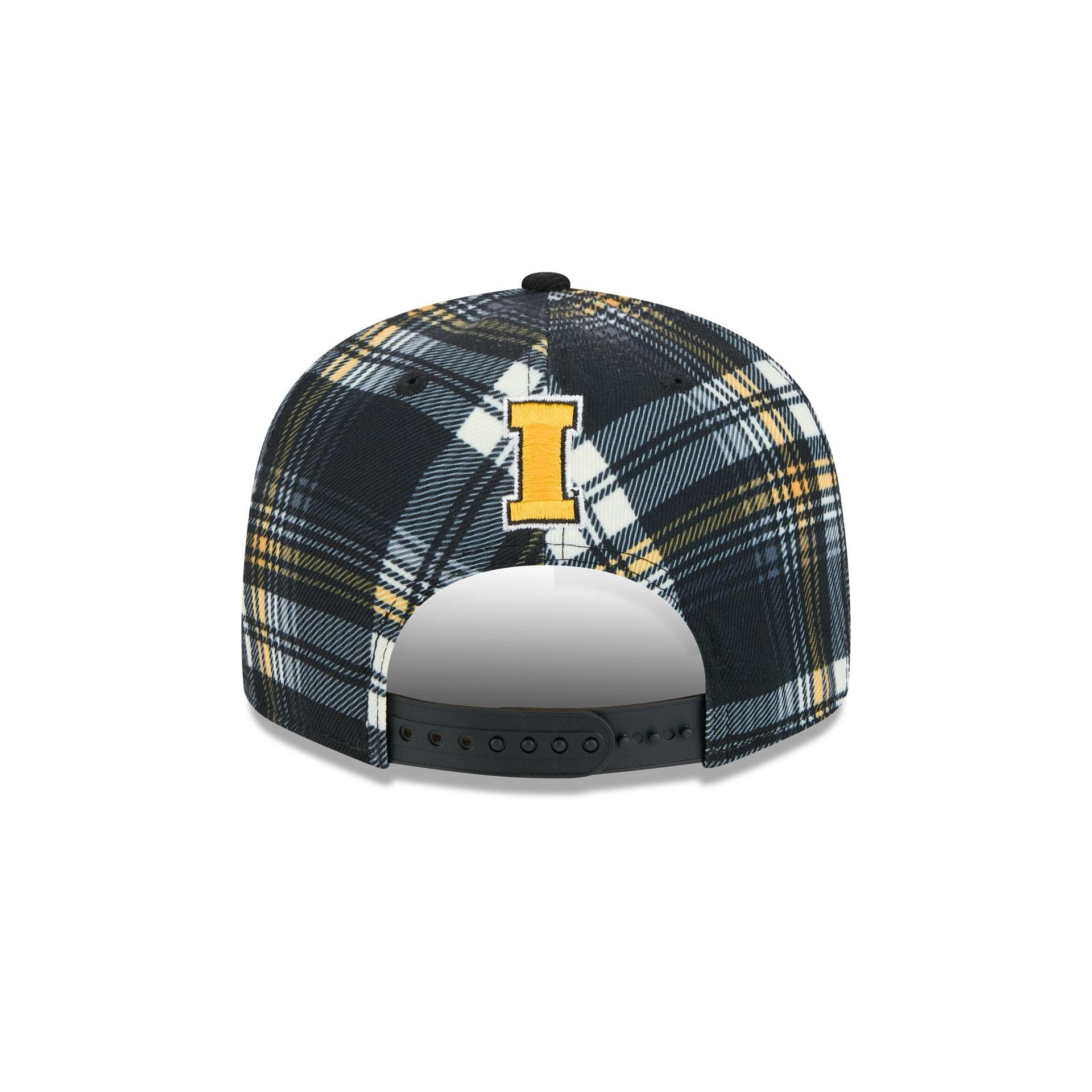 Iowa Hawkeyes Plaid 9FIFTY Snapback Hat Male Product Image