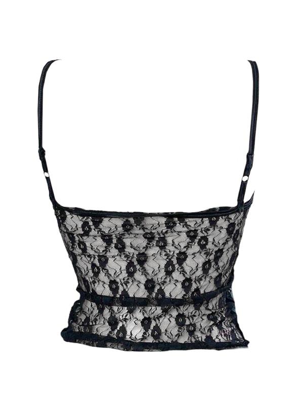 All Over Lace Slim Cami Top Product Image