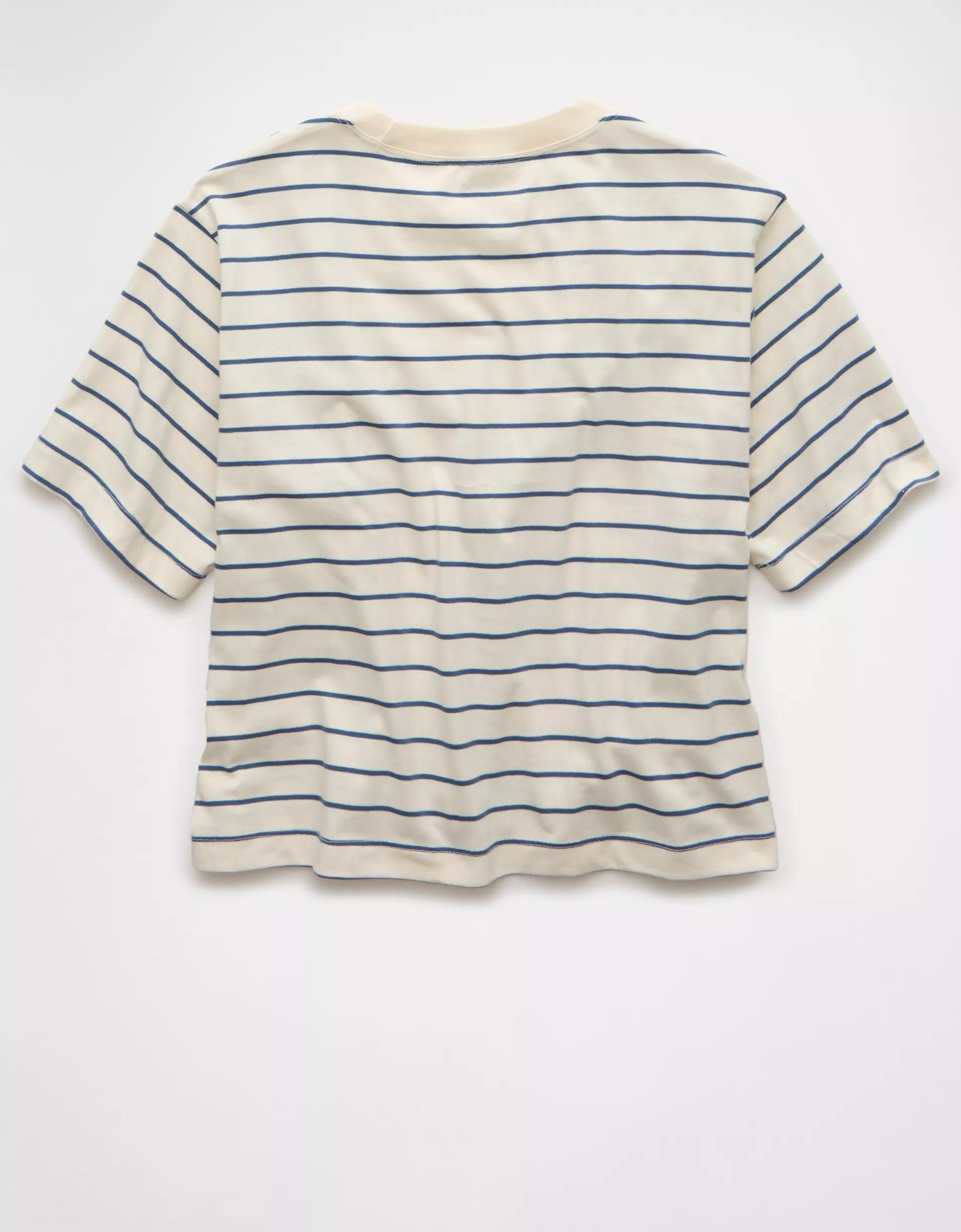 AE Boxy Striped T-Shirt Product Image