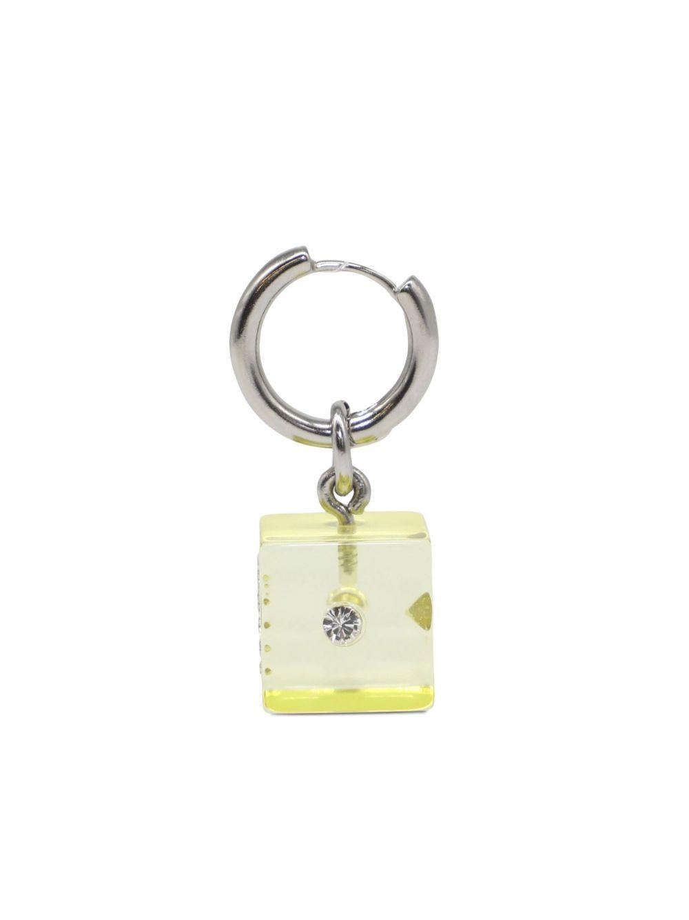 logo-embellished charm earrings Product Image