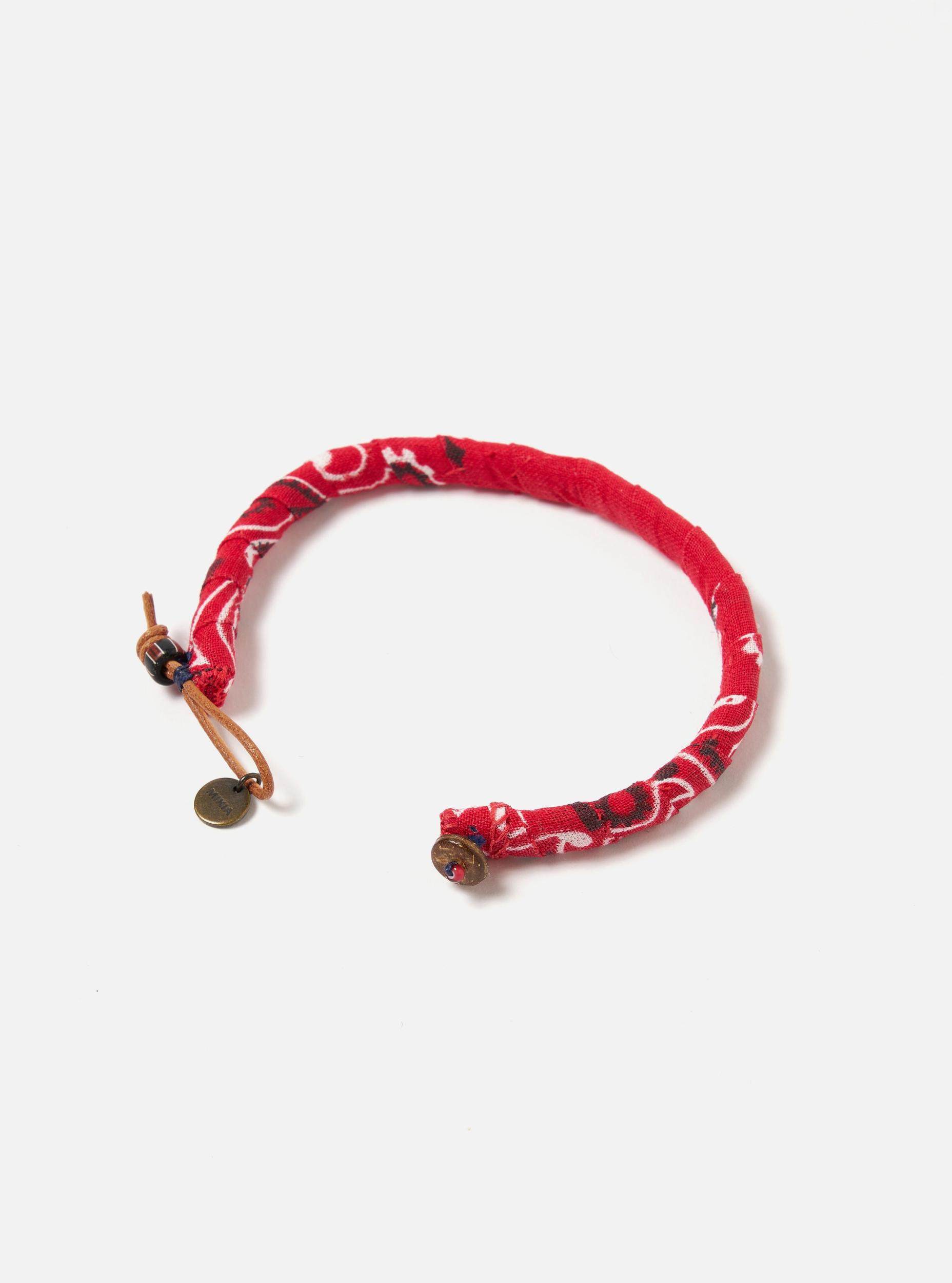 Mikia Bracelet in Red Bandana Product Image