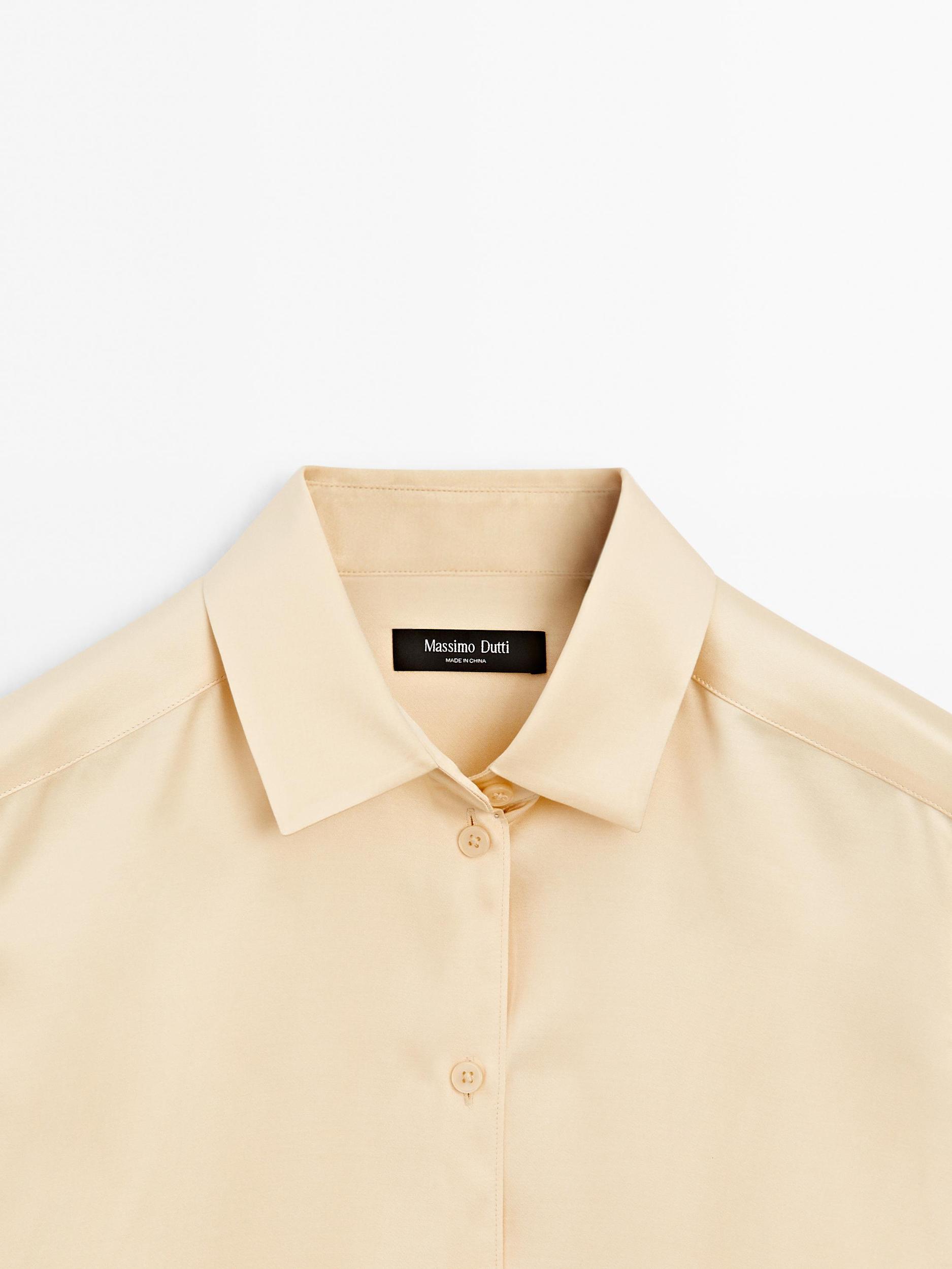 Flowing satin shirt Product Image