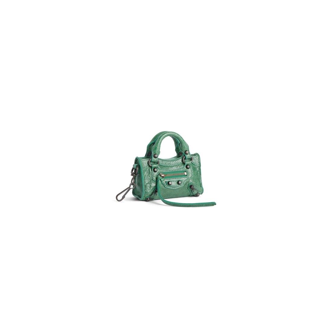 Women's Le City Micro Bag Charm in Emerald Product Image