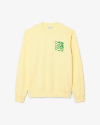 Men's Graphic Print Fleece Sweatshirt Product Image