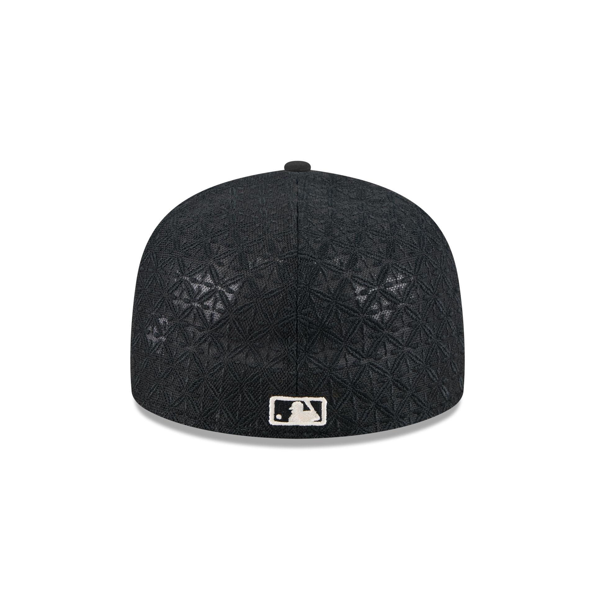 Atlanta Braves Black Mesh 59FIFTY A-Frame Fitted Hat Male Product Image