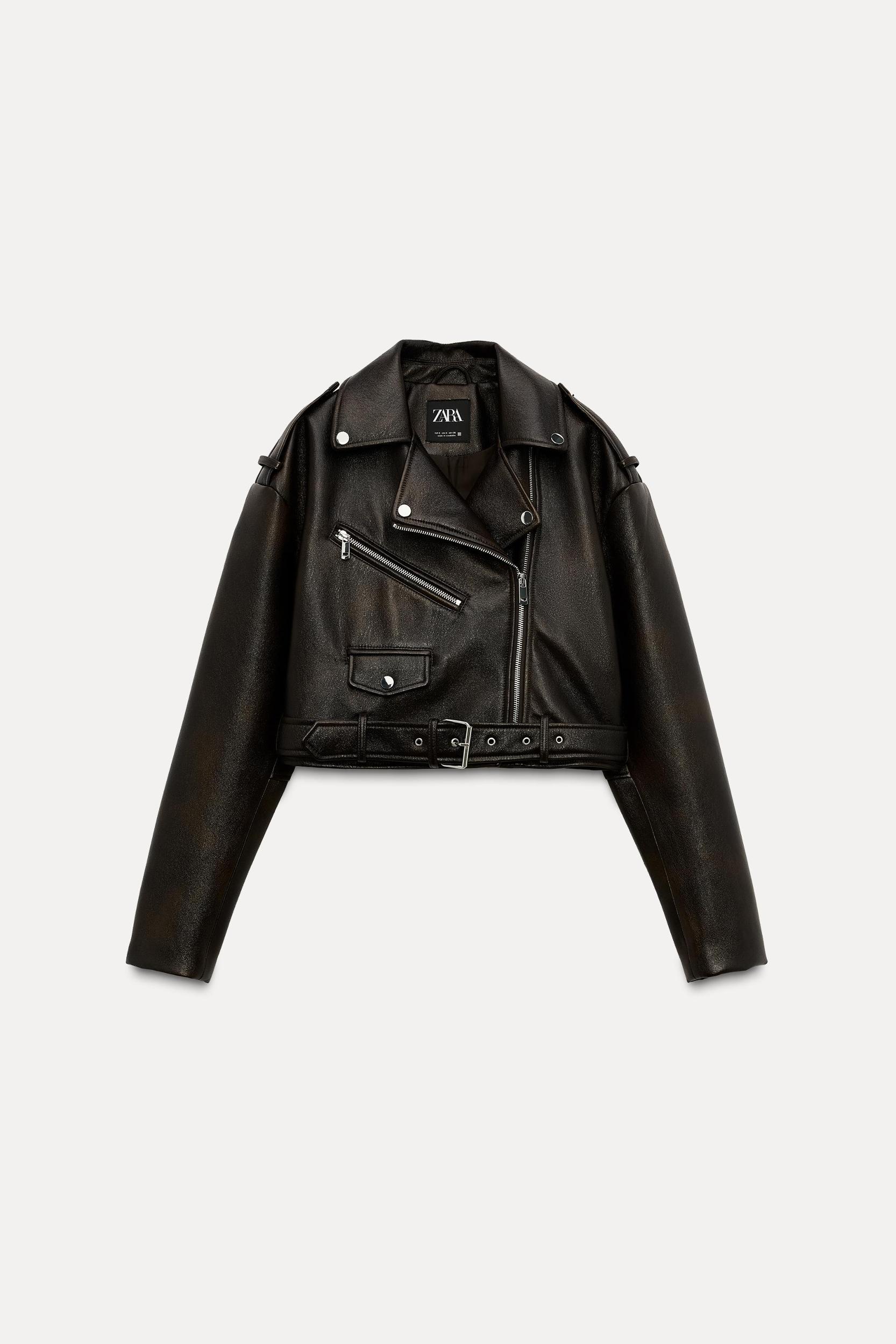 SHINY BIKER JACKET Product Image